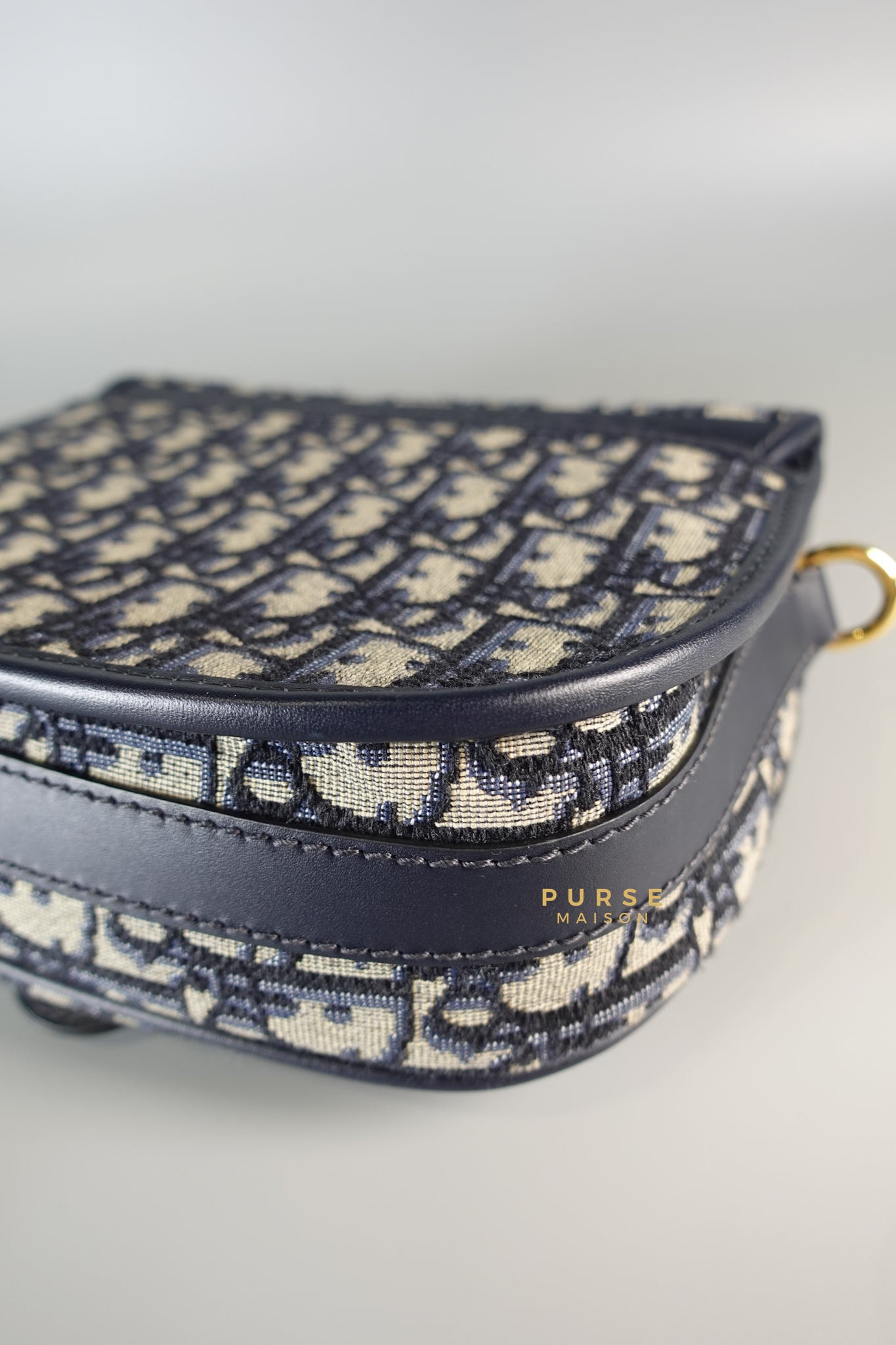 Bobby Medium in Blue Dior Oblique Jacquard | Purse Maison Luxury Bags Shop