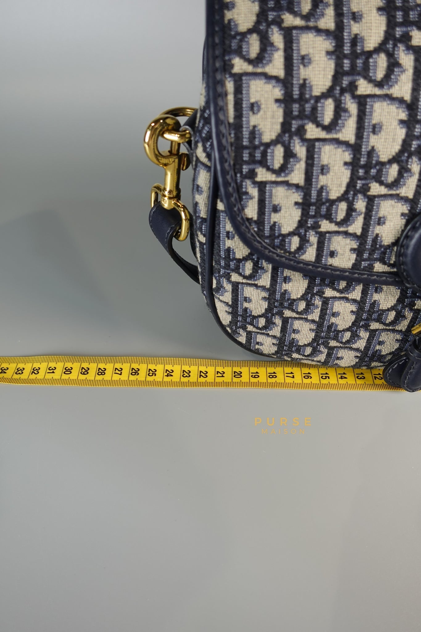 Bobby Medium in Blue Dior Oblique Jacquard | Purse Maison Luxury Bags Shop