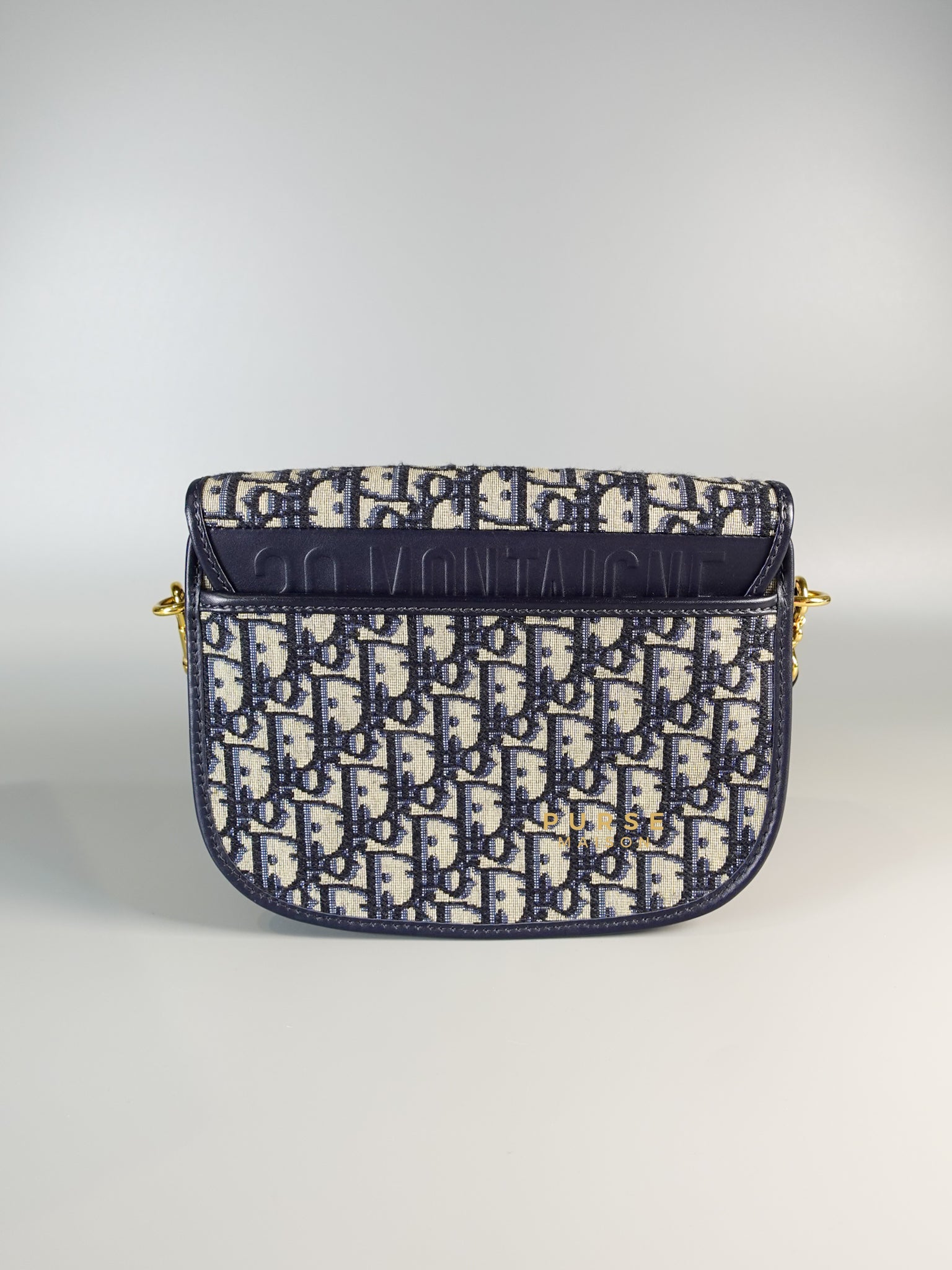 Bobby Medium in Blue Dior Oblique Jacquard | Purse Maison Luxury Bags Shop