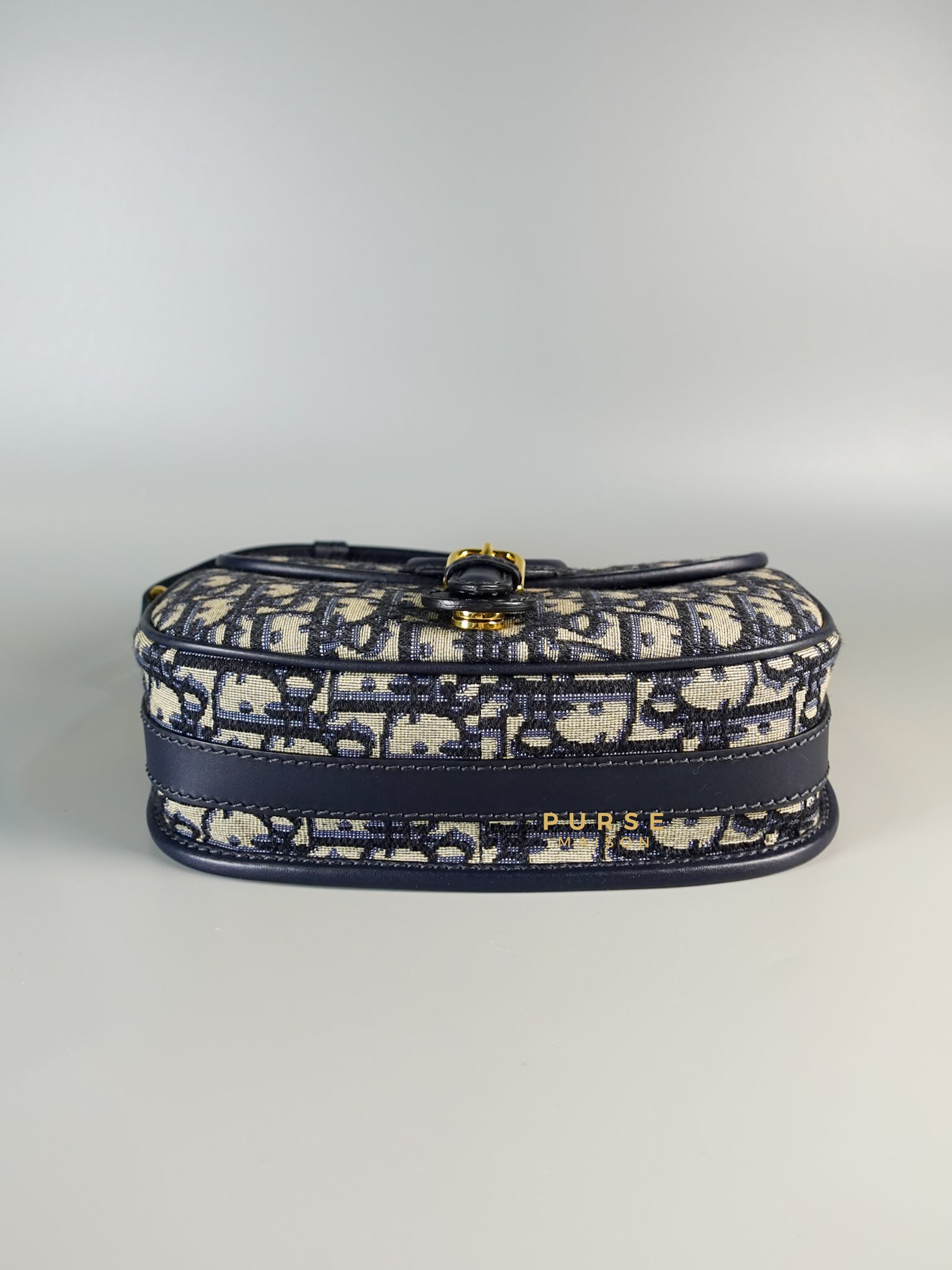 Bobby Medium in Blue Dior Oblique Jacquard | Purse Maison Luxury Bags Shop