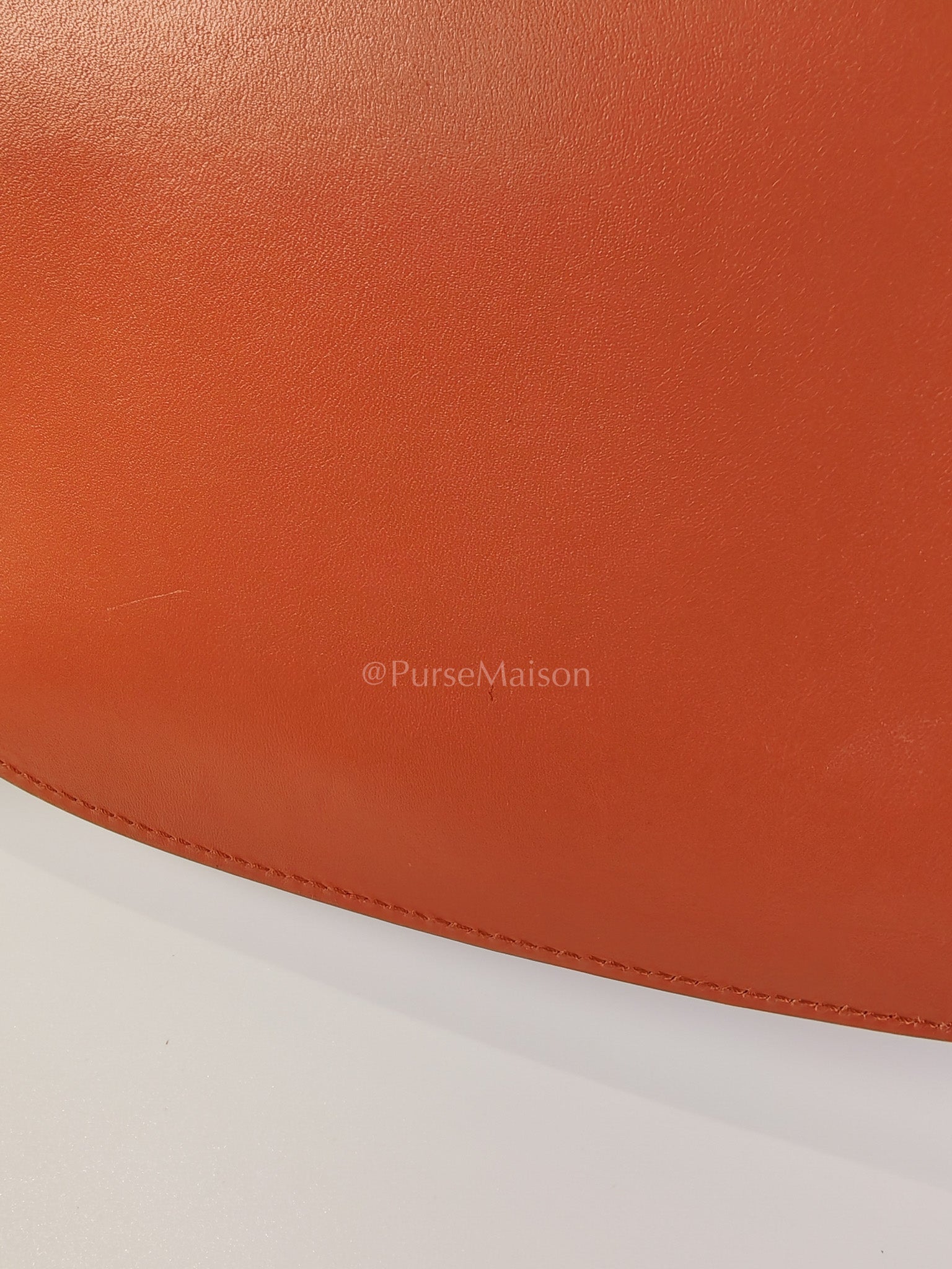 Bobby Medium in Dark Tan Box Calfskin Leather | Purse Maison Luxury Bags Shop