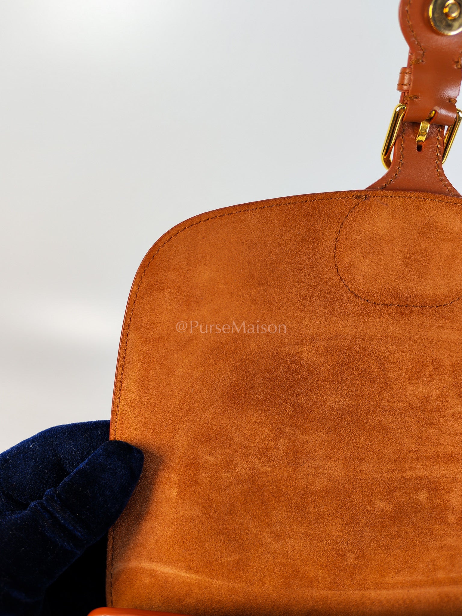 Bobby Medium in Dark Tan Box Calfskin Leather | Purse Maison Luxury Bags Shop