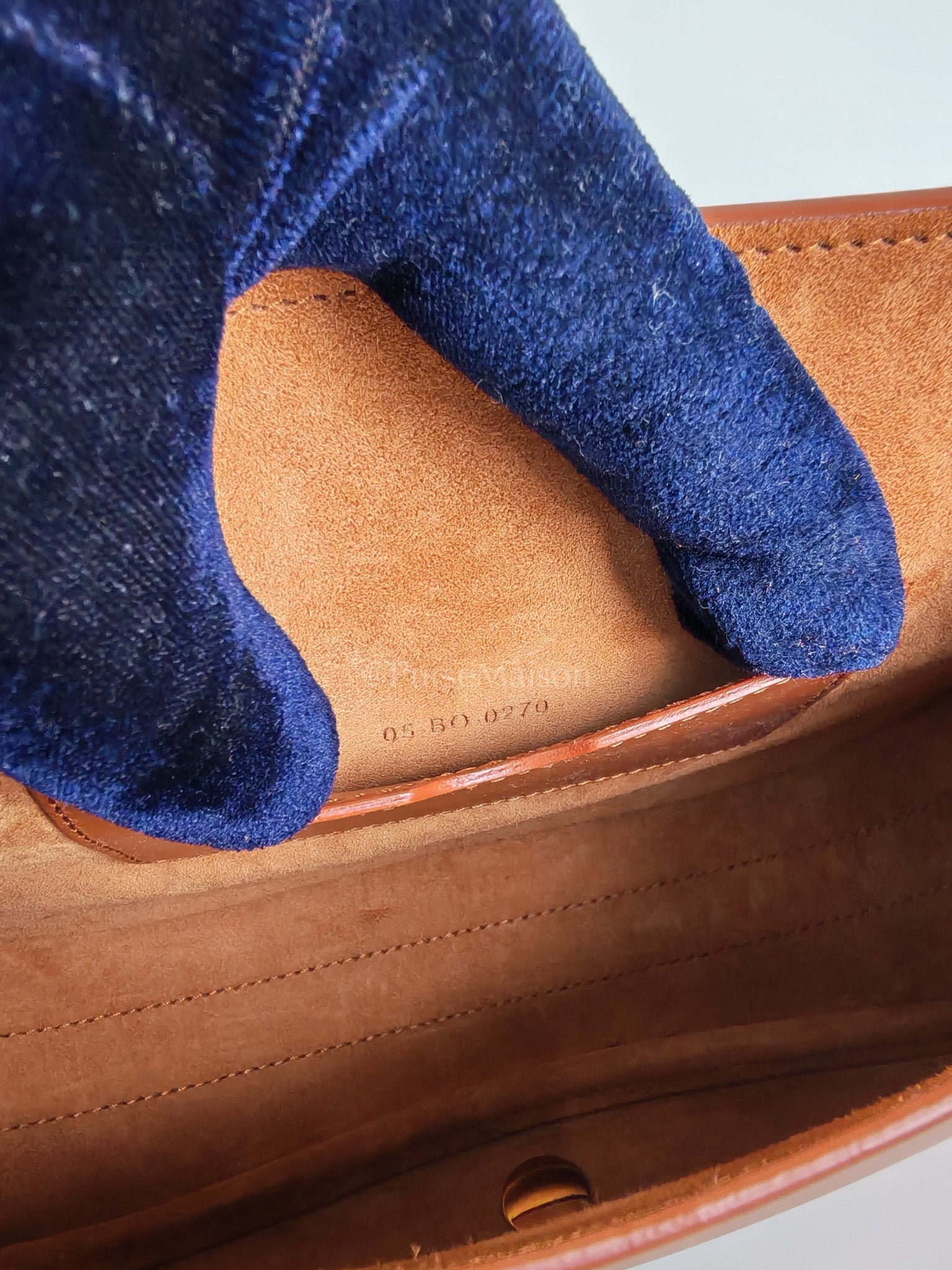 Bobby Medium in Dark Tan Box Calfskin Leather | Purse Maison Luxury Bags Shop