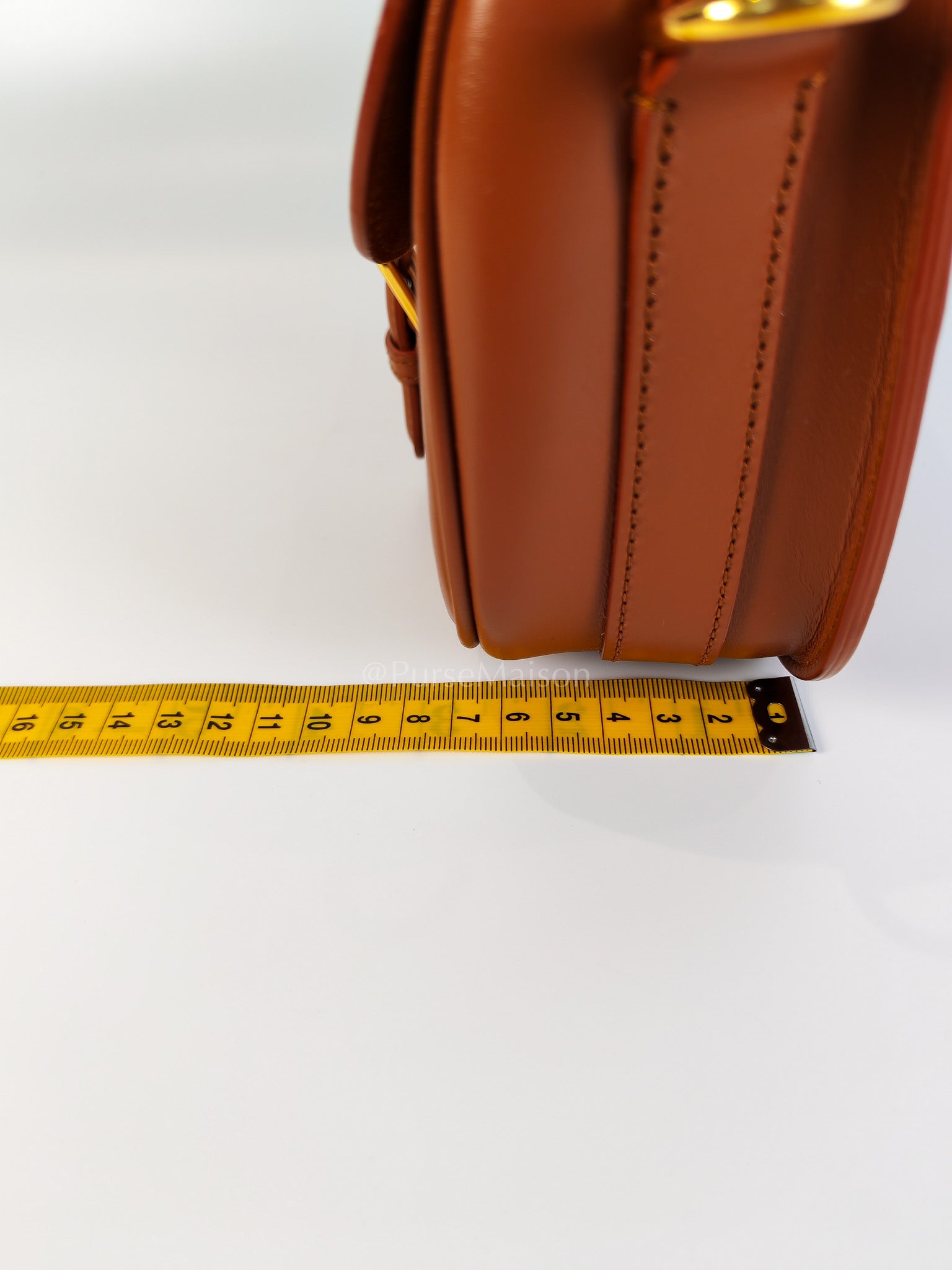 Bobby Medium in Dark Tan Box Calfskin Leather | Purse Maison Luxury Bags Shop