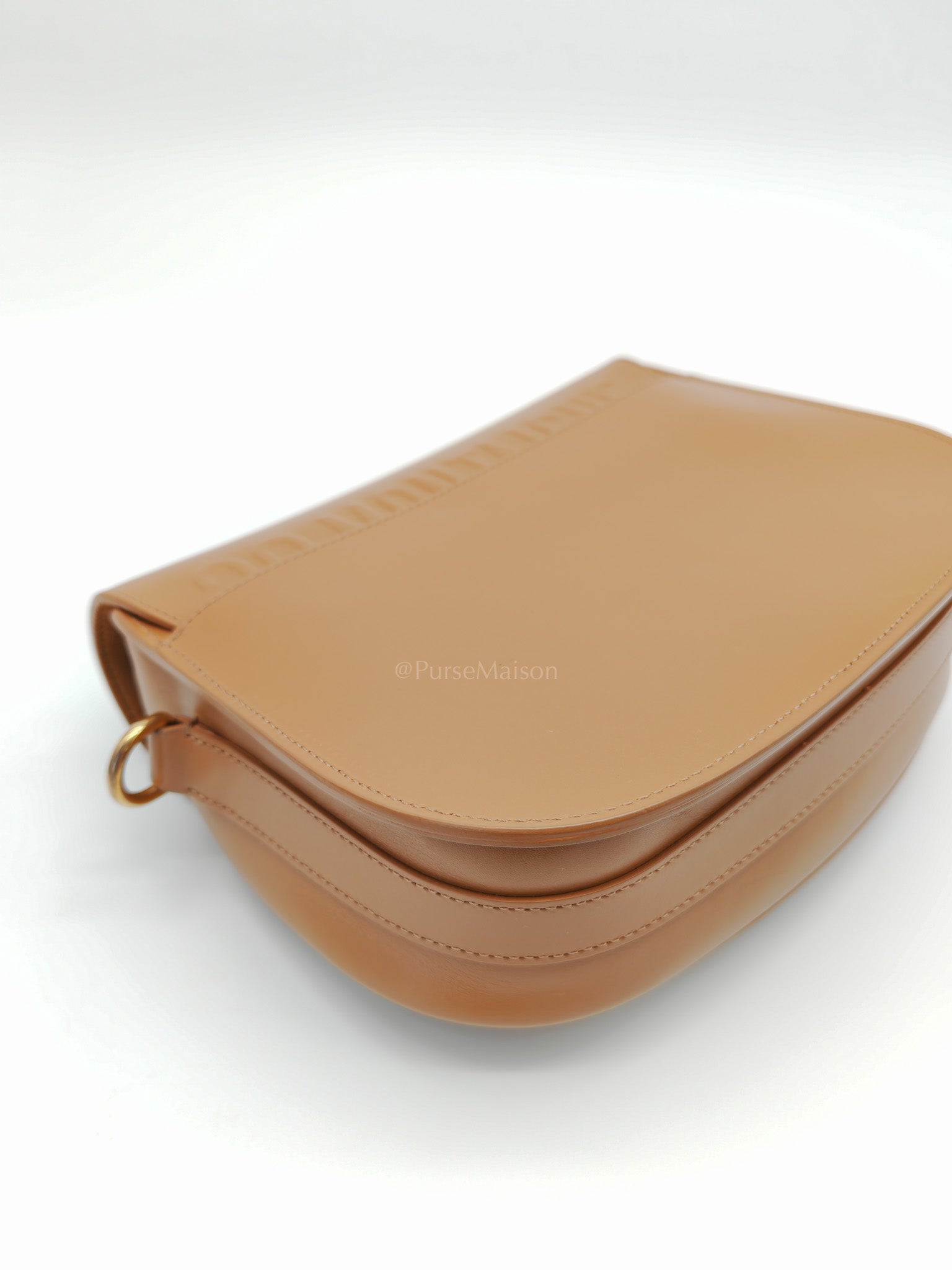 Bobby Medium in Tan Box Calfskin Leather | Purse Maison Luxury Bags Shop