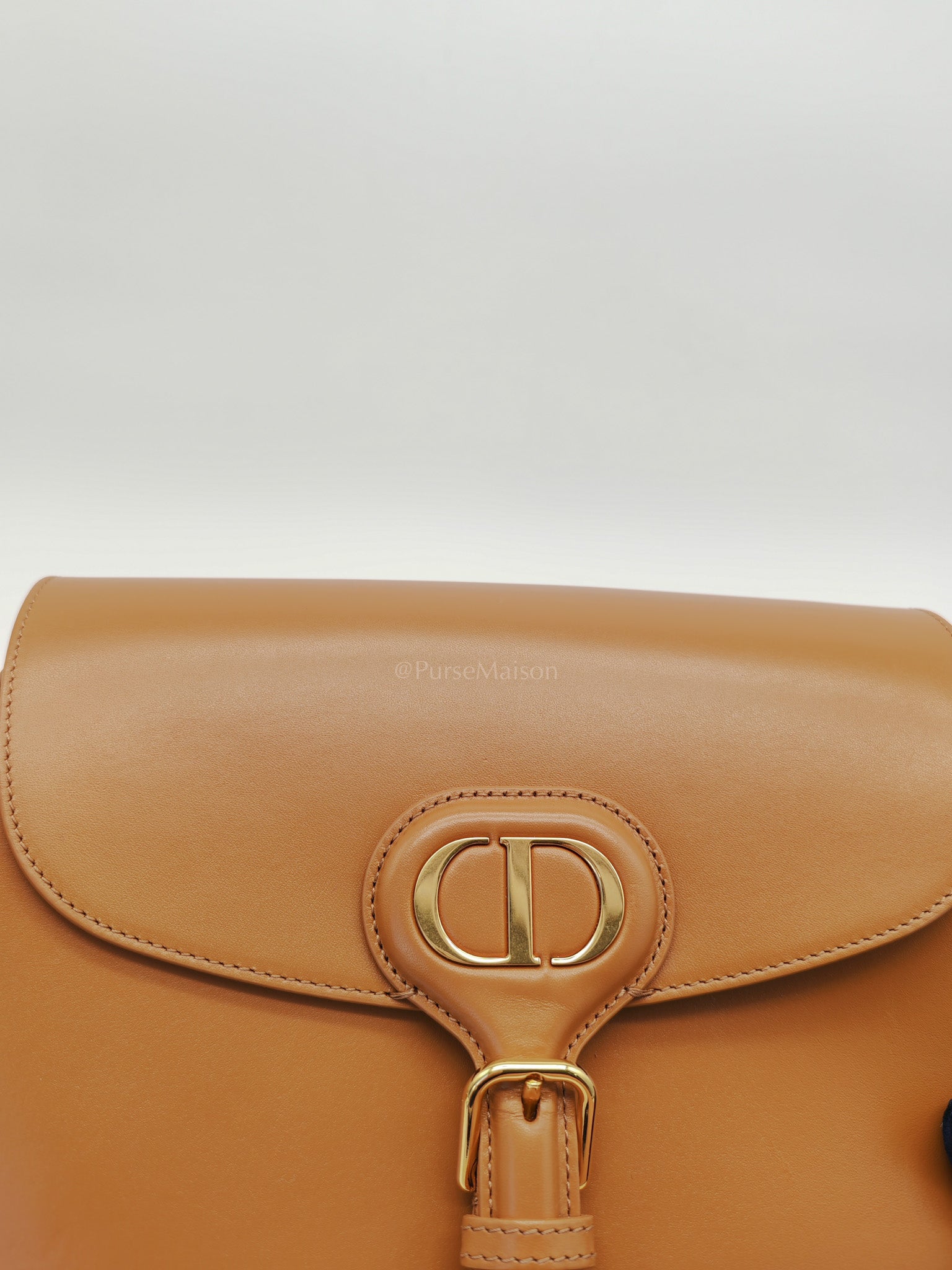 Bobby Medium in Tan Box Calfskin Leather | Purse Maison Luxury Bags Shop