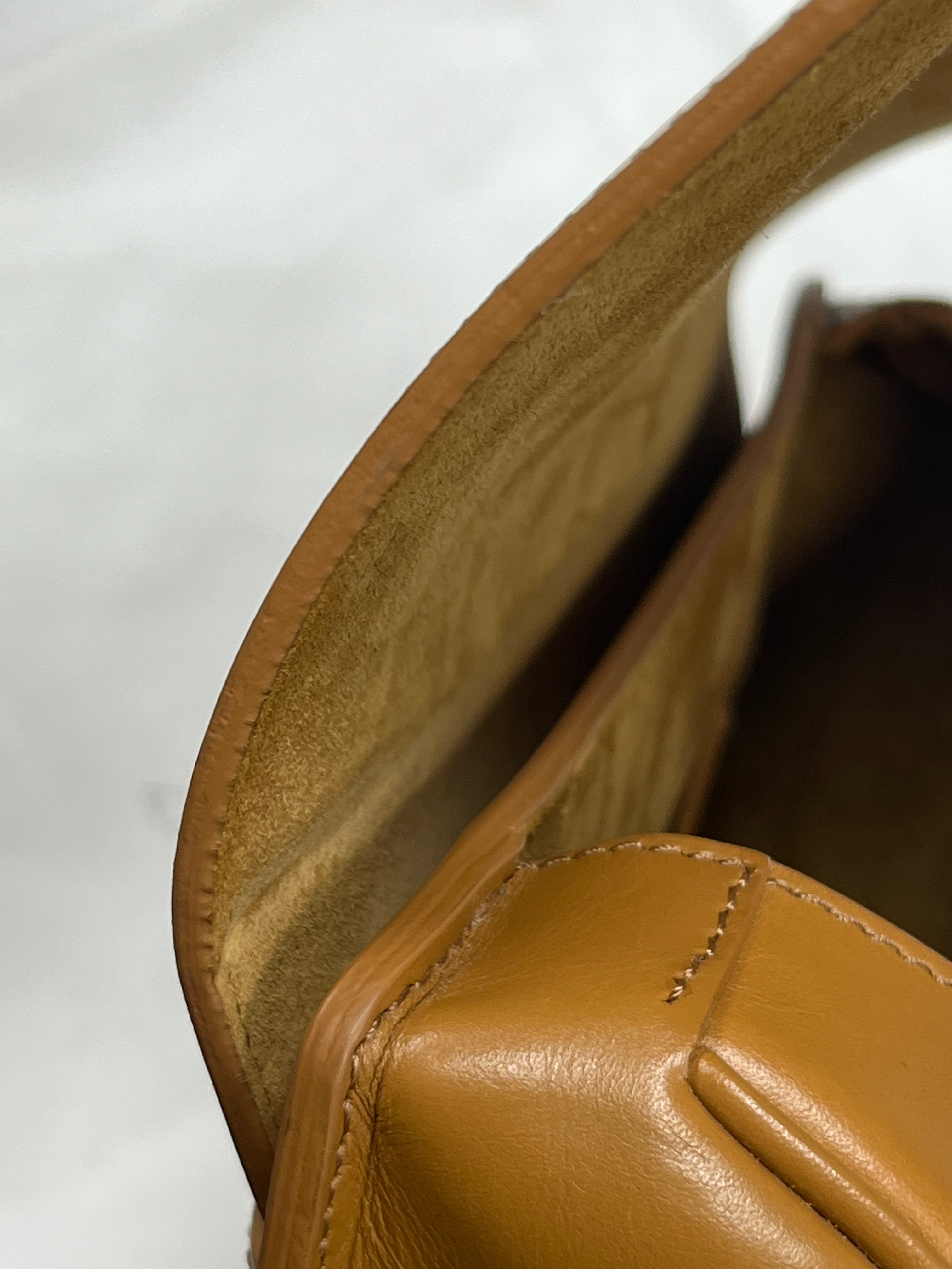 Bobby Medium in Tan Box Calfskin Leather | Purse Maison Luxury Bags Shop