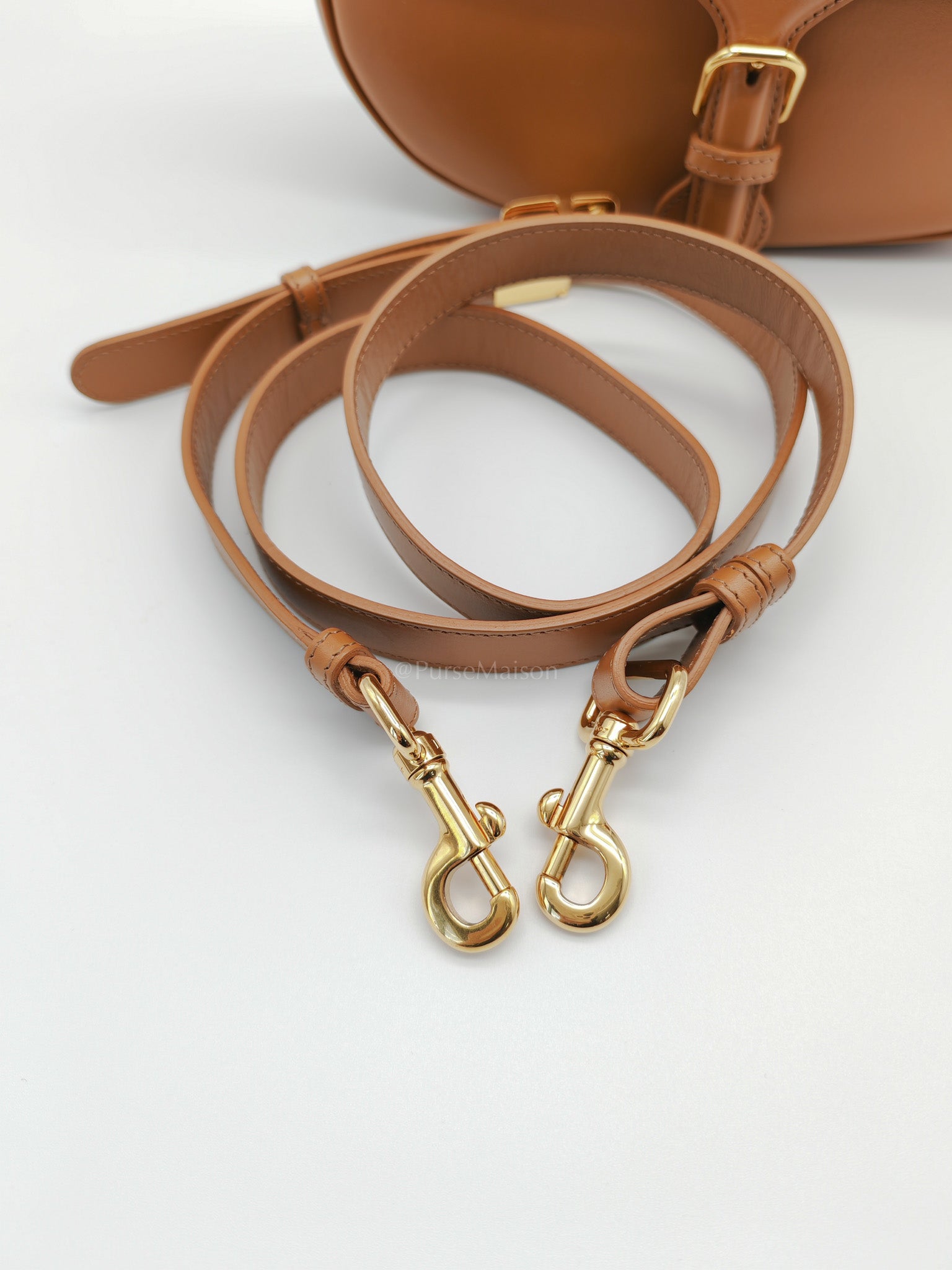 Bobby Medium in Tan Box Calfskin Leather | Purse Maison Luxury Bags Shop