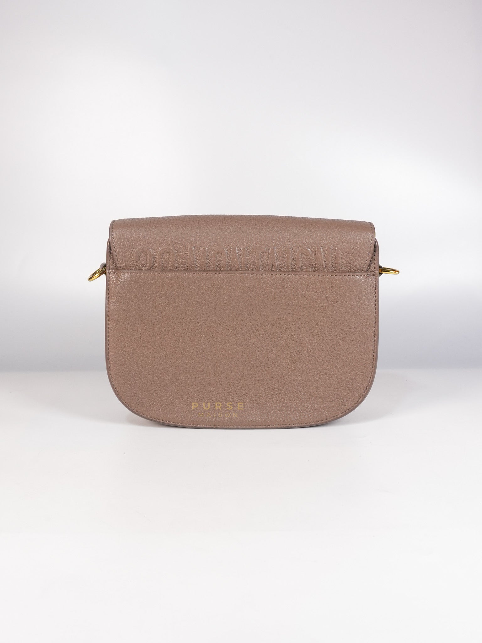 Bobby Medium Warm Taupe Grained Calfskin Leather Crossbody | Purse Maison Luxury Bags Shop