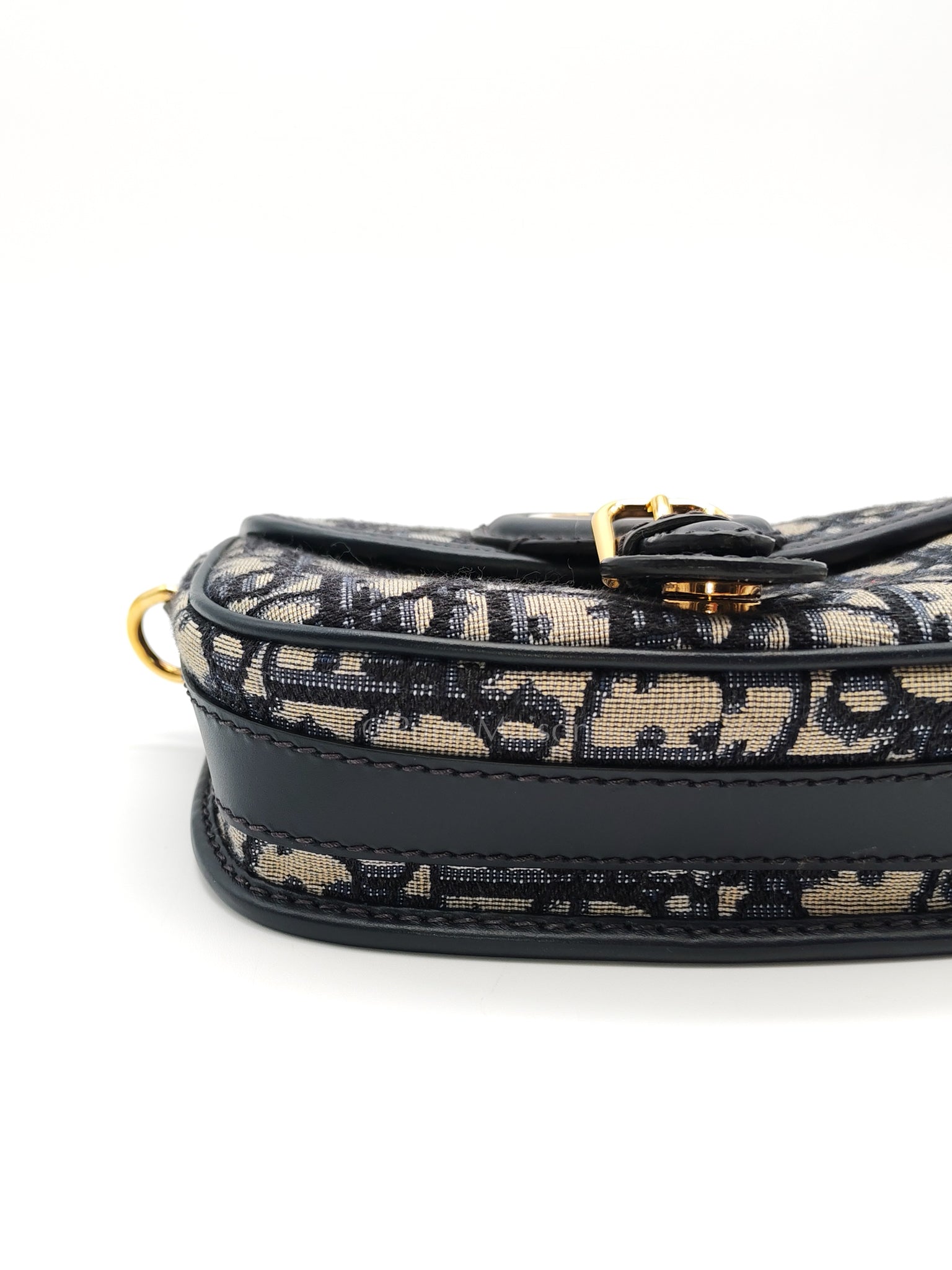 Bobby Mini Blue Oblique Jacquard Canvas | Purse Maison Luxury Bags Shop