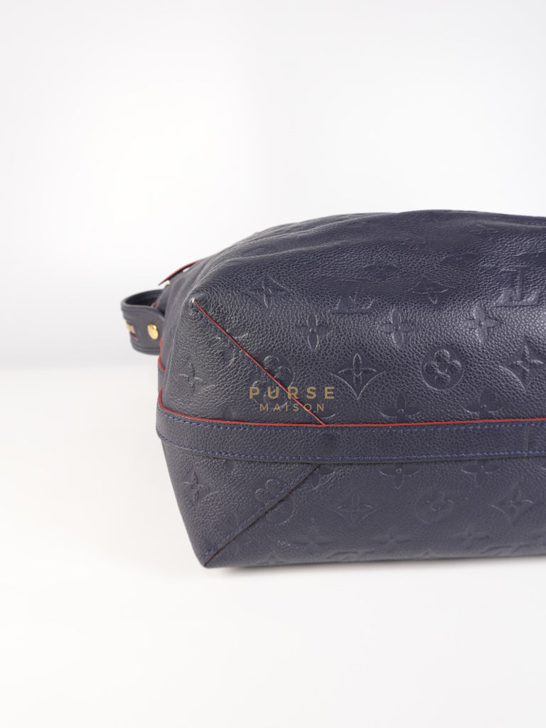 Boetie Bag MM in Marine Rouge Monogram Empreinte Leather (Date code: AR4126) | Purse Maison Luxury Bags Shop