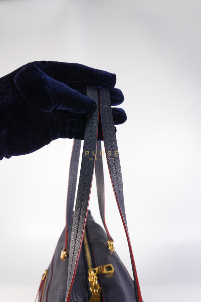 Boetie Bag MM in Marine Rouge Monogram Empreinte Leather (Date code: AR4126) | Purse Maison Luxury Bags Shop