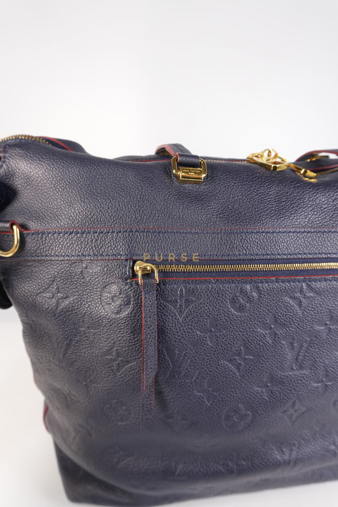 Boetie Bag MM in Marine Rouge Monogram Empreinte Leather (Date code: AR4126) | Purse Maison Luxury Bags Shop