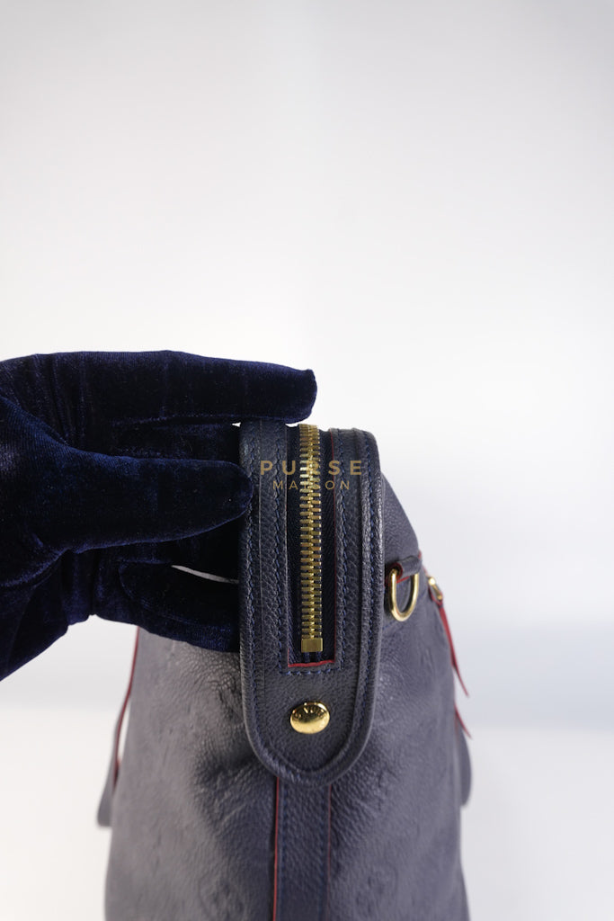 Boetie Bag MM in Marine Rouge Monogram Empreinte Leather (Date code: AR4126) | Purse Maison Luxury Bags Shop