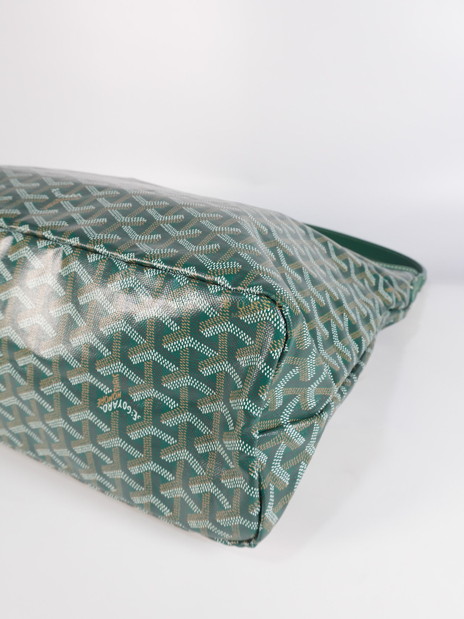 Boheme Hobo Bag In Green (Vert) Goyardine Canvas | Purse Maison Luxury Bags Shop
