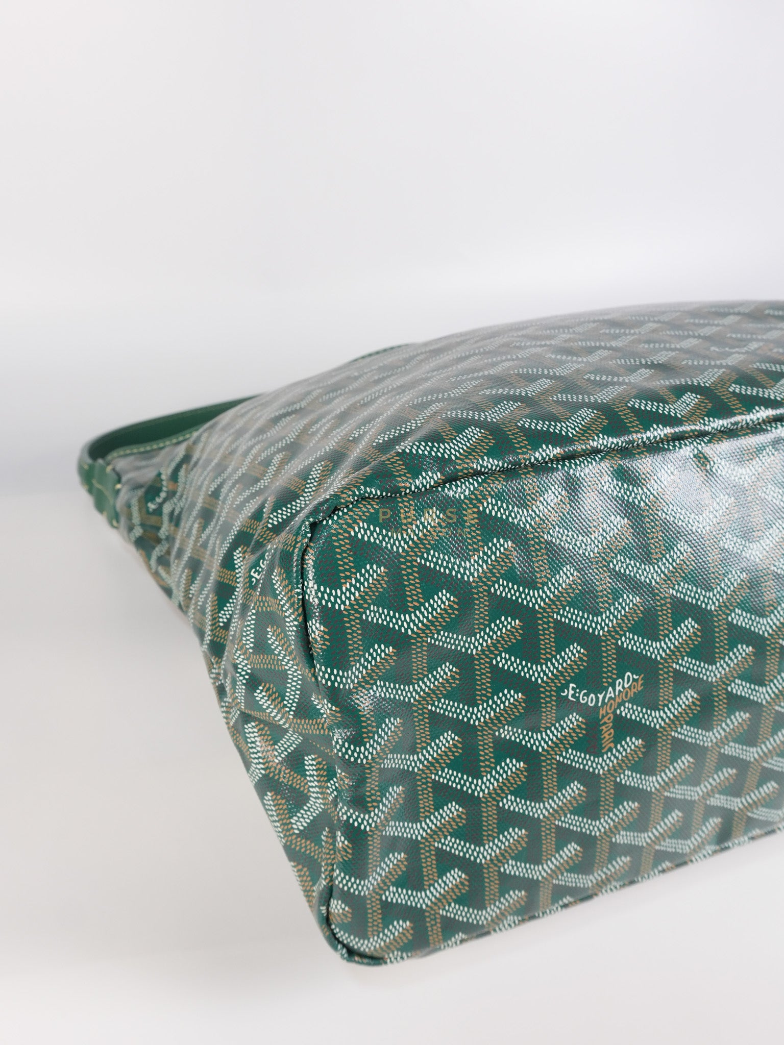 Boheme Hobo Bag In Green (Vert) Goyardine Canvas | Purse Maison Luxury Bags Shop