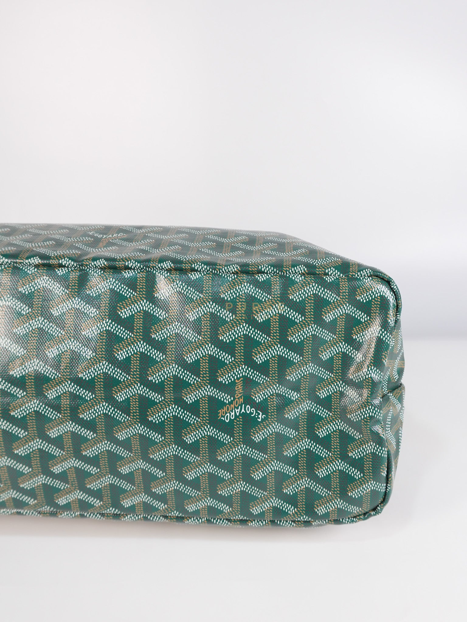 Boheme Hobo Bag In Green (Vert) Goyardine Canvas | Purse Maison Luxury Bags Shop