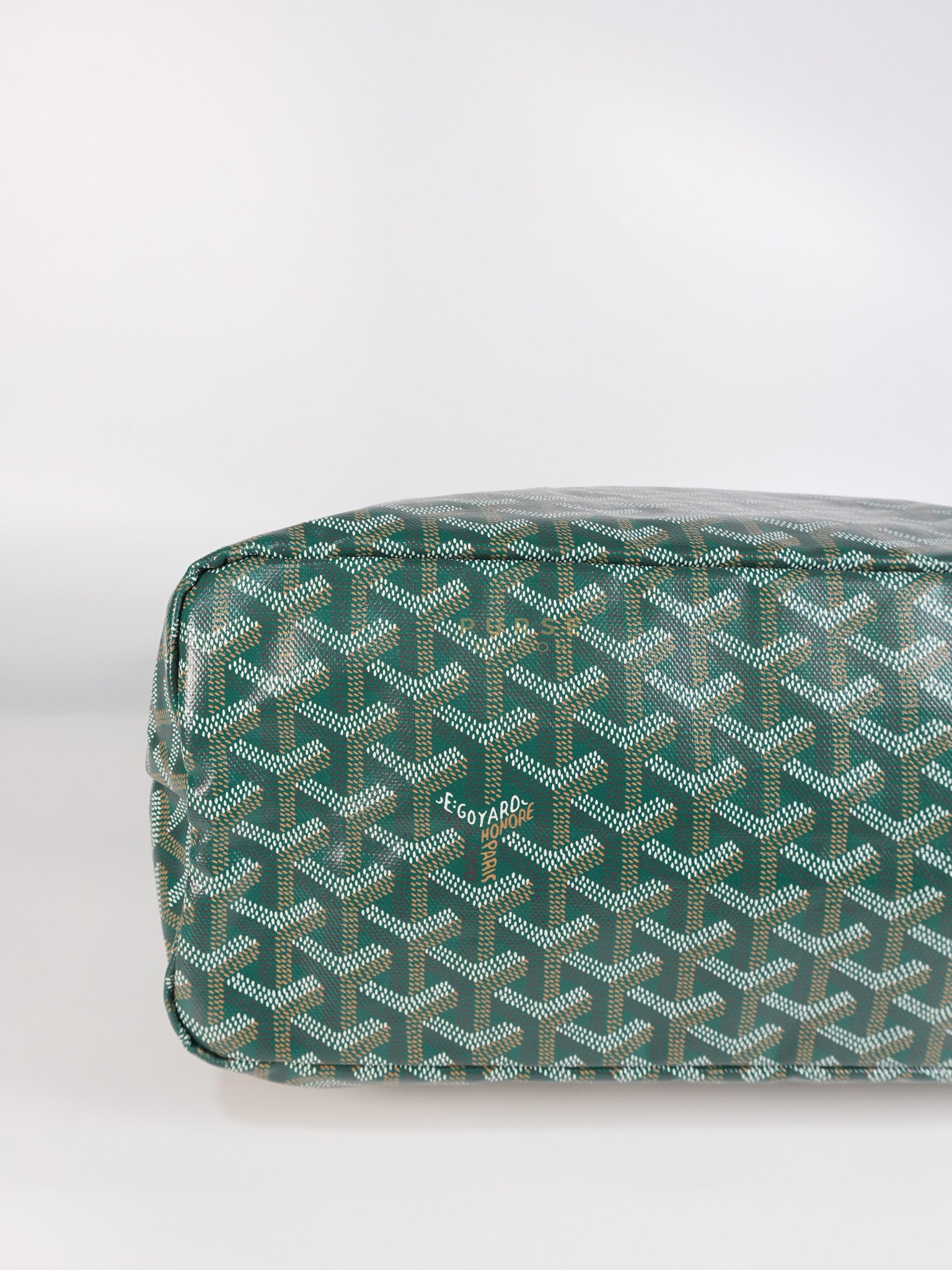 Boheme Hobo Bag In Green (Vert) Goyardine Canvas | Purse Maison Luxury Bags Shop