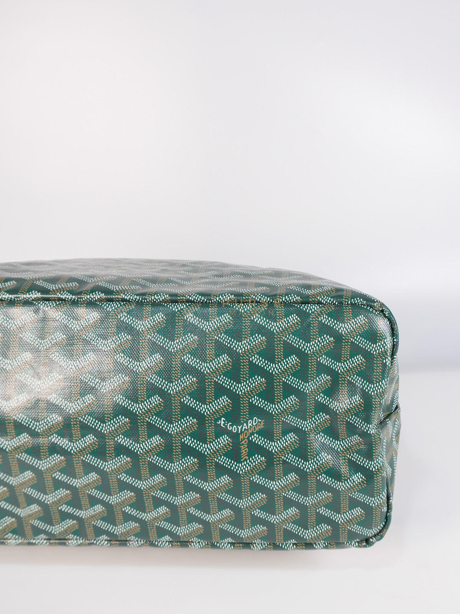 Boheme Hobo Bag In Green (Vert) Goyardine Canvas | Purse Maison Luxury Bags Shop