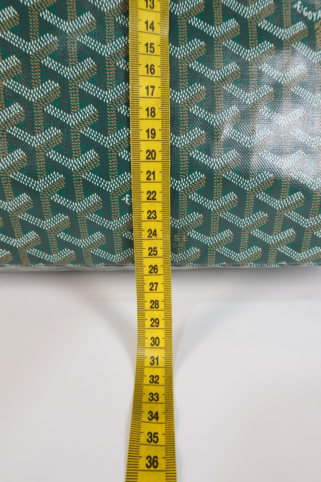 Boheme Hobo Bag In Green (Vert) Goyardine Canvas | Purse Maison Luxury Bags Shop