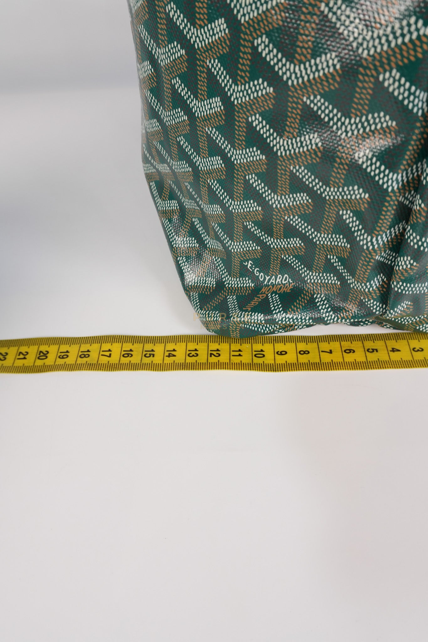 Boheme Hobo Bag In Green (Vert) Goyardine Canvas | Purse Maison Luxury Bags Shop