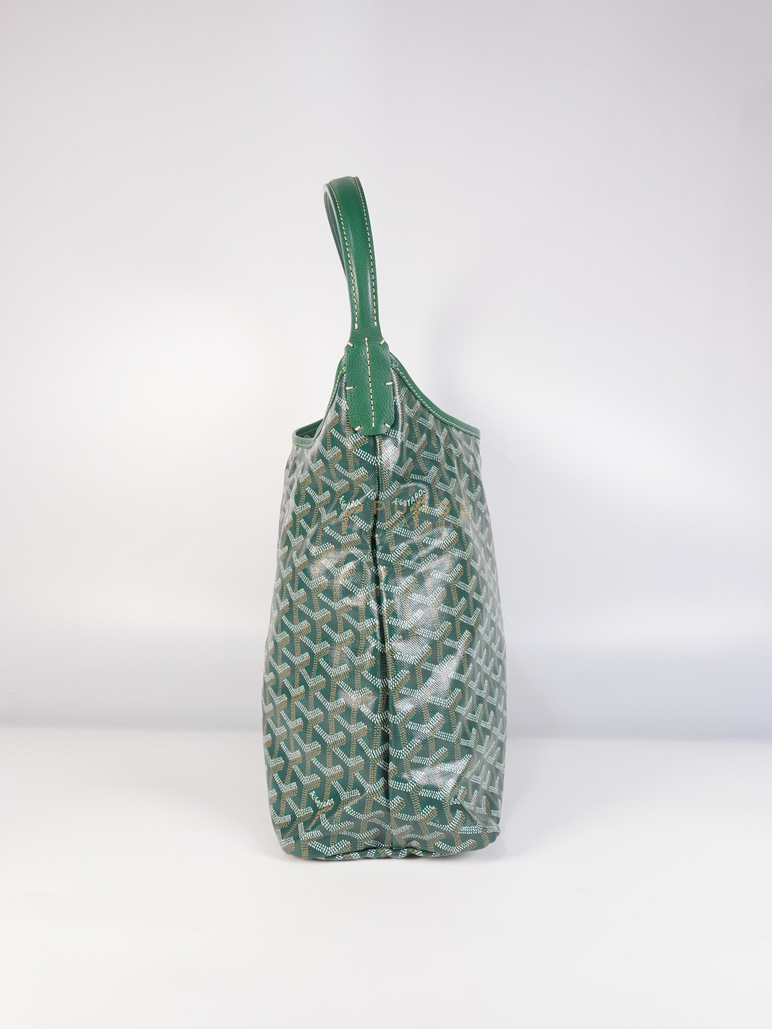Boheme Hobo Bag In Green (Vert) Goyardine Canvas | Purse Maison Luxury Bags Shop