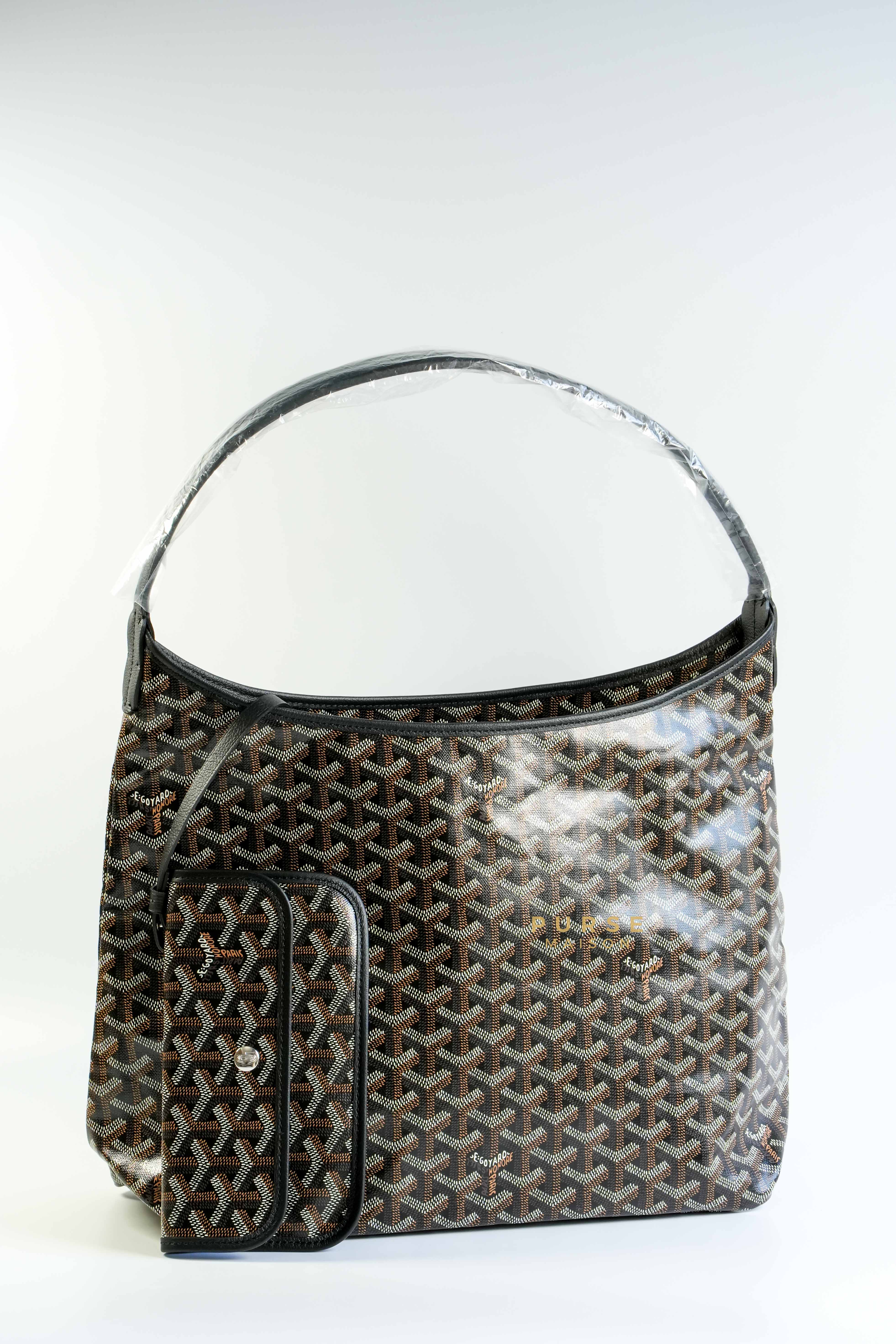 Boheme Hobo Bag in Noir (Black) | Purse Maison Luxury Bags Shop