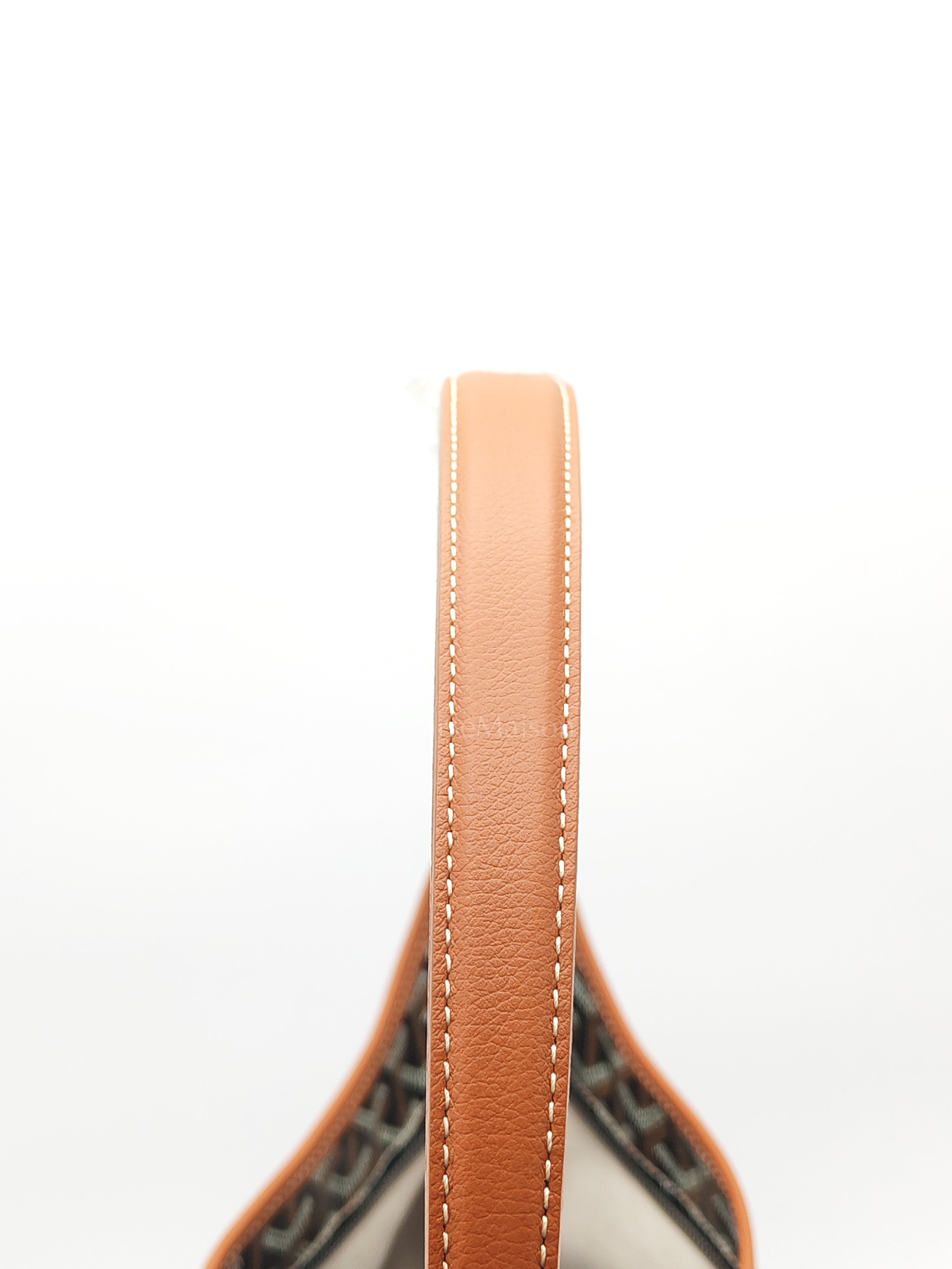 Boheme Hobo Bag PM in Black/Tan Goyardine Canvas | Purse Maison Luxury Bags Shop