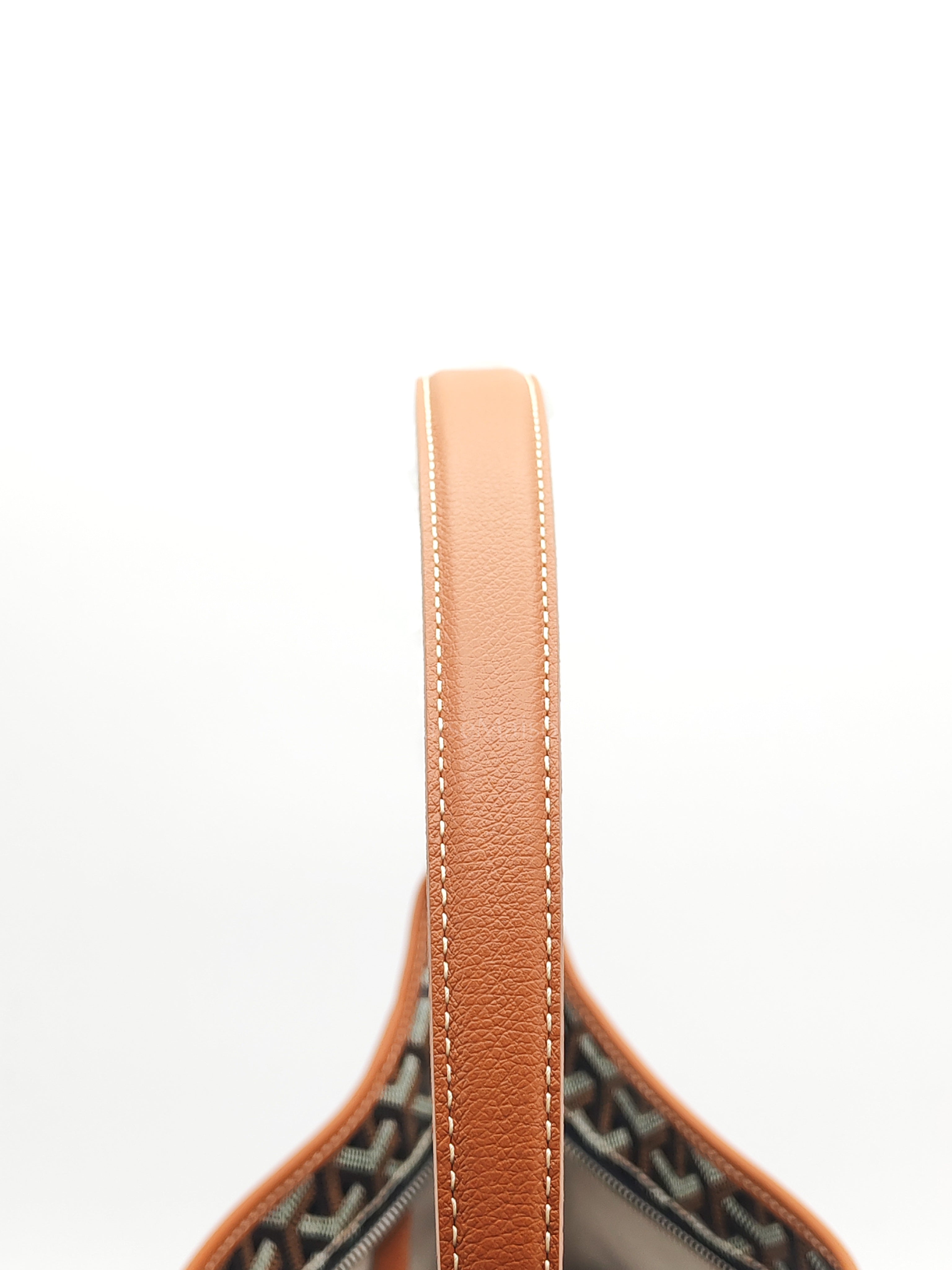 Boheme Hobo Bag PM in Black/Tan Goyardine Canvas | Purse Maison Luxury Bags Shop