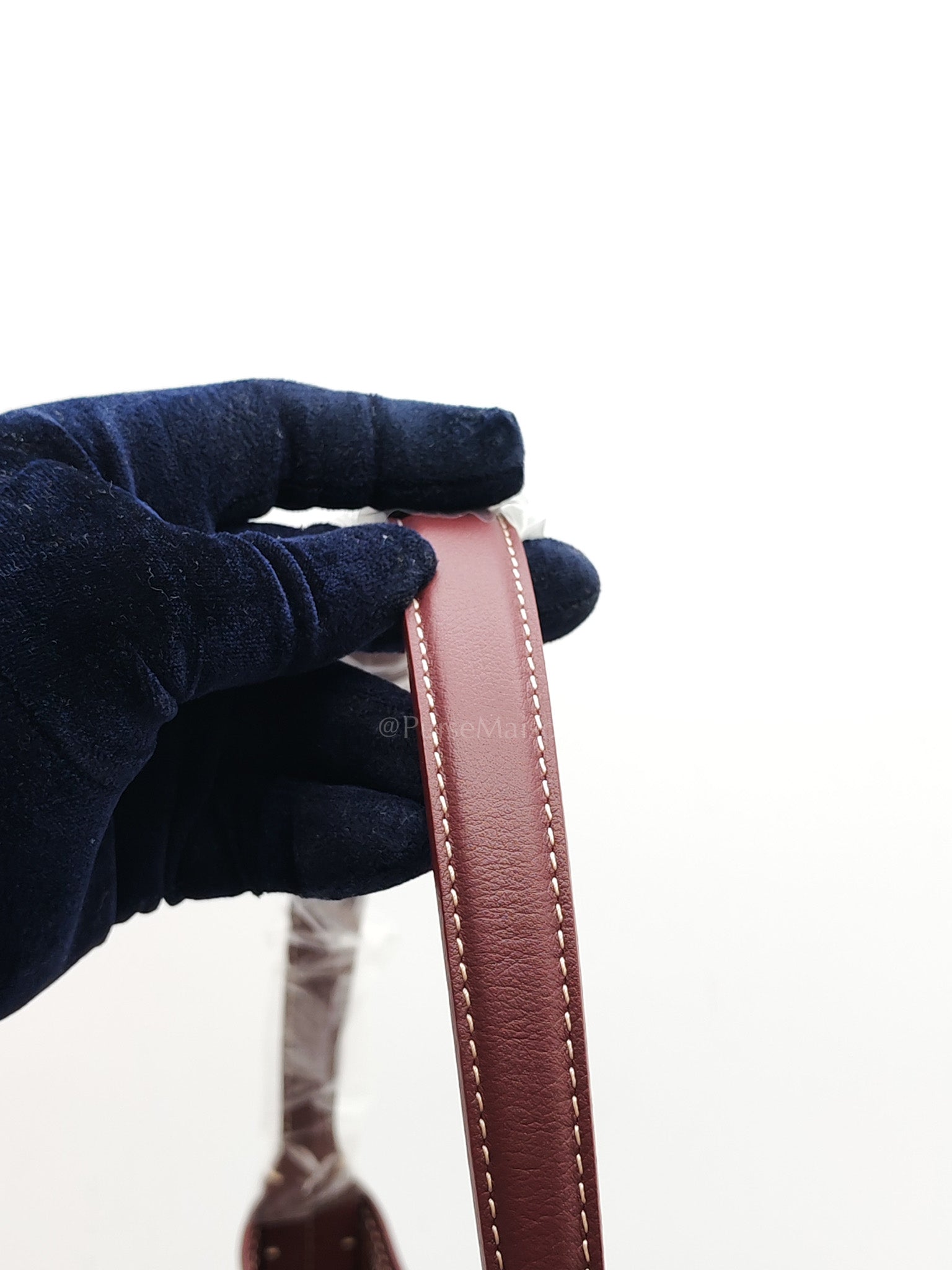 Boheme Hobo Bag PM in Burgundy Goyardine Canvas | Purse Maison Luxury Bags Shop