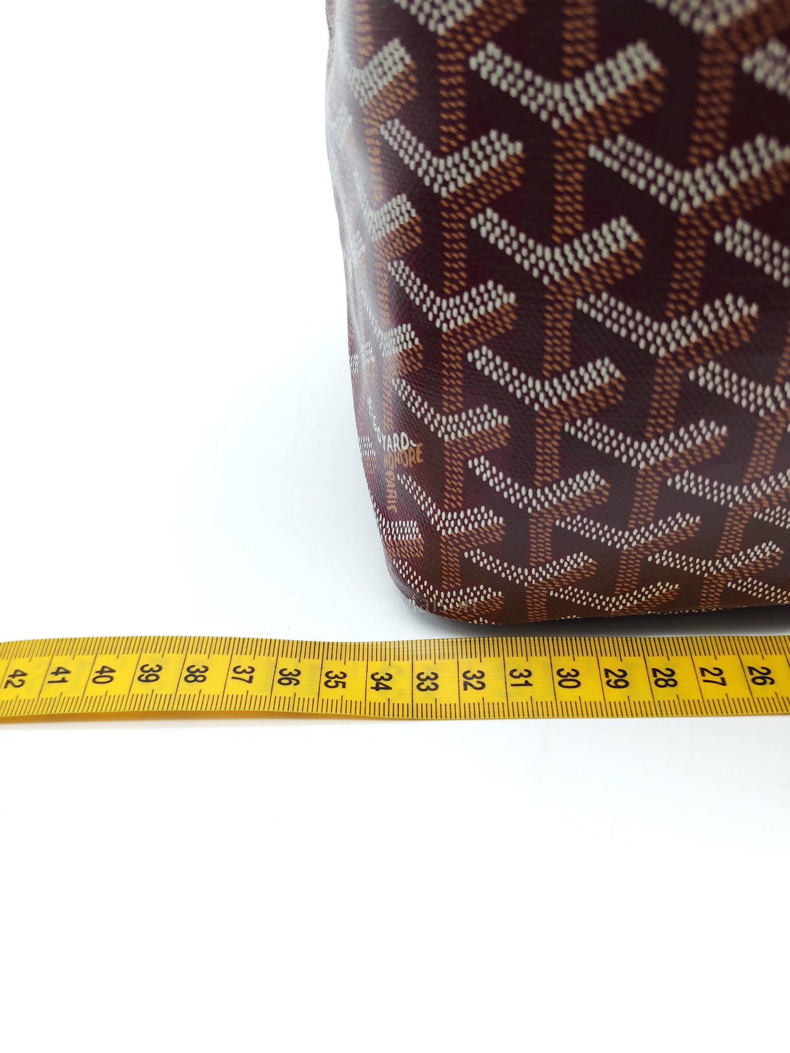 Boheme Hobo Bag PM in Burgundy Goyardine Canvas | Purse Maison Luxury Bags Shop
