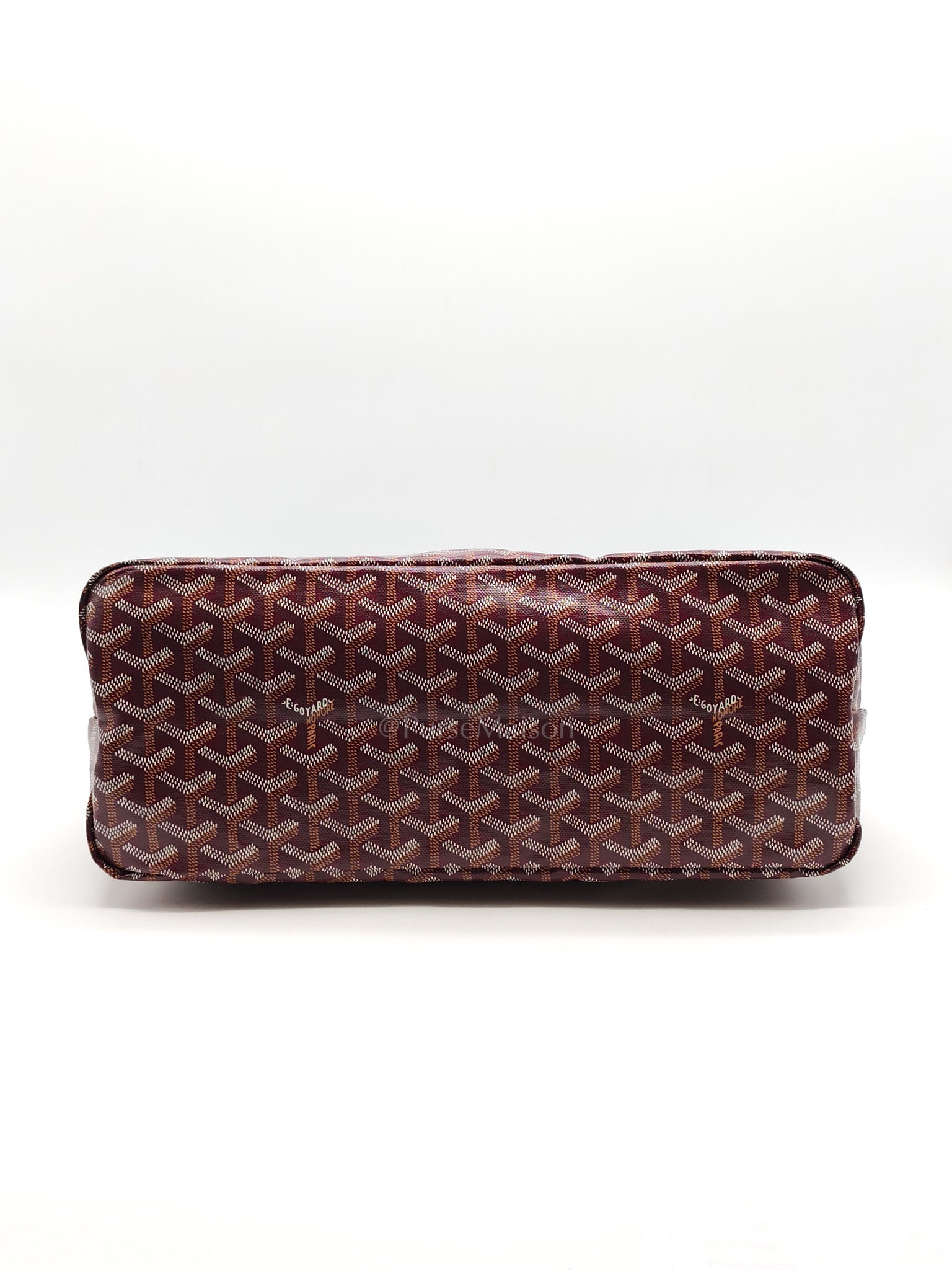 Boheme Hobo Bag PM in Burgundy Goyardine Canvas | Purse Maison Luxury Bags Shop