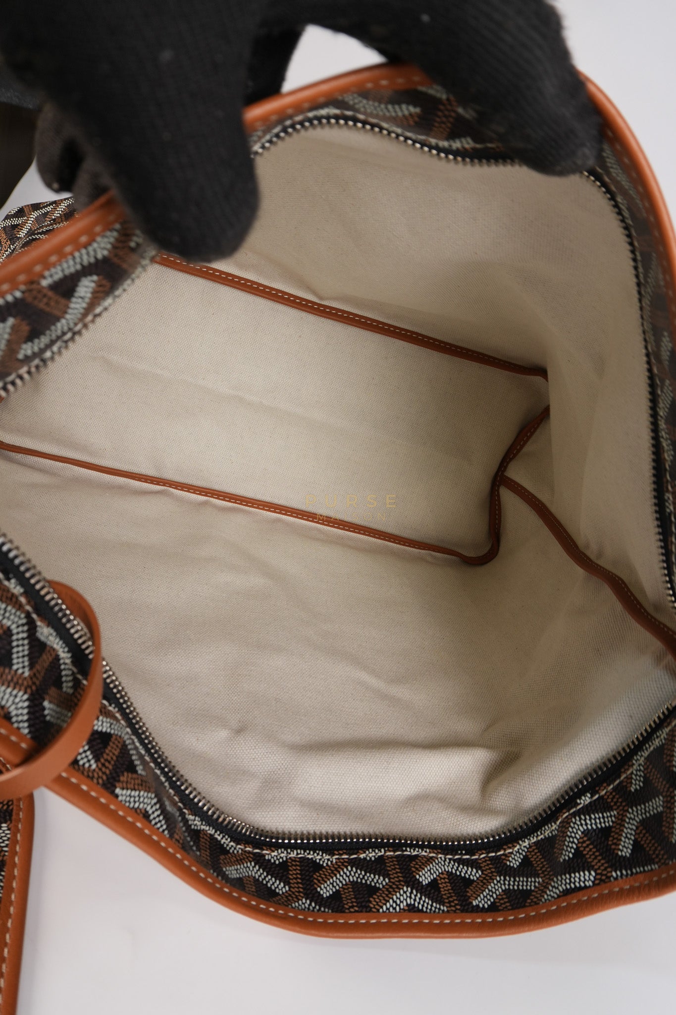 Boheme Hobo Bag PM in Tan Goyardine Canvas | Purse Maison Luxury Bags Shop