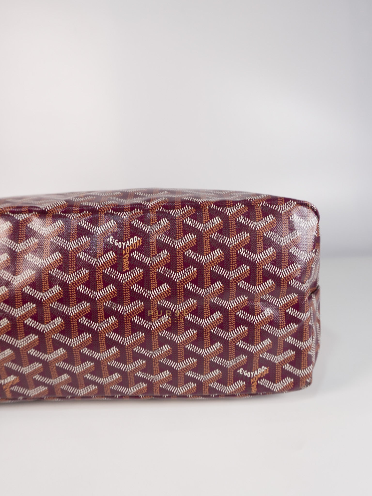 Boheme Hobo Bordeaux in Goyardine Canvas | Purse Maison Luxury Bags Shop