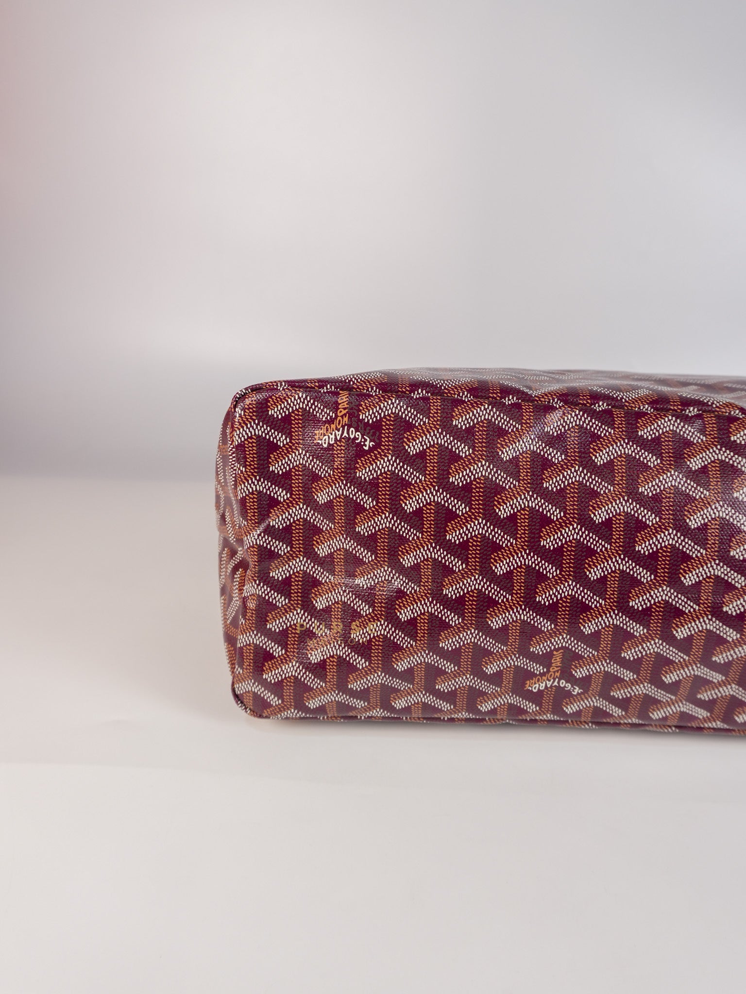 Boheme Hobo Bordeaux in Goyardine Canvas | Purse Maison Luxury Bags Shop