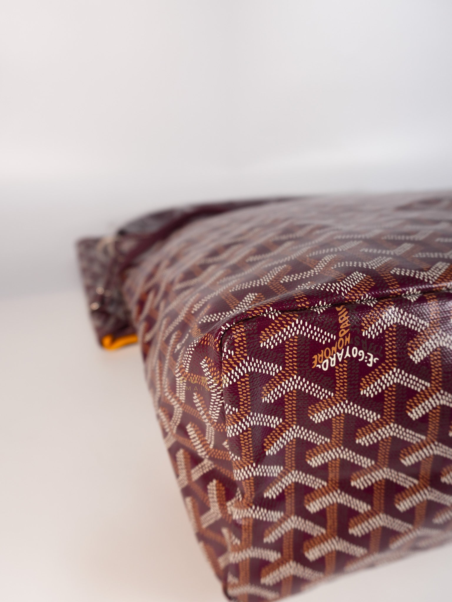 Boheme Hobo Bordeaux in Goyardine Canvas | Purse Maison Luxury Bags Shop
