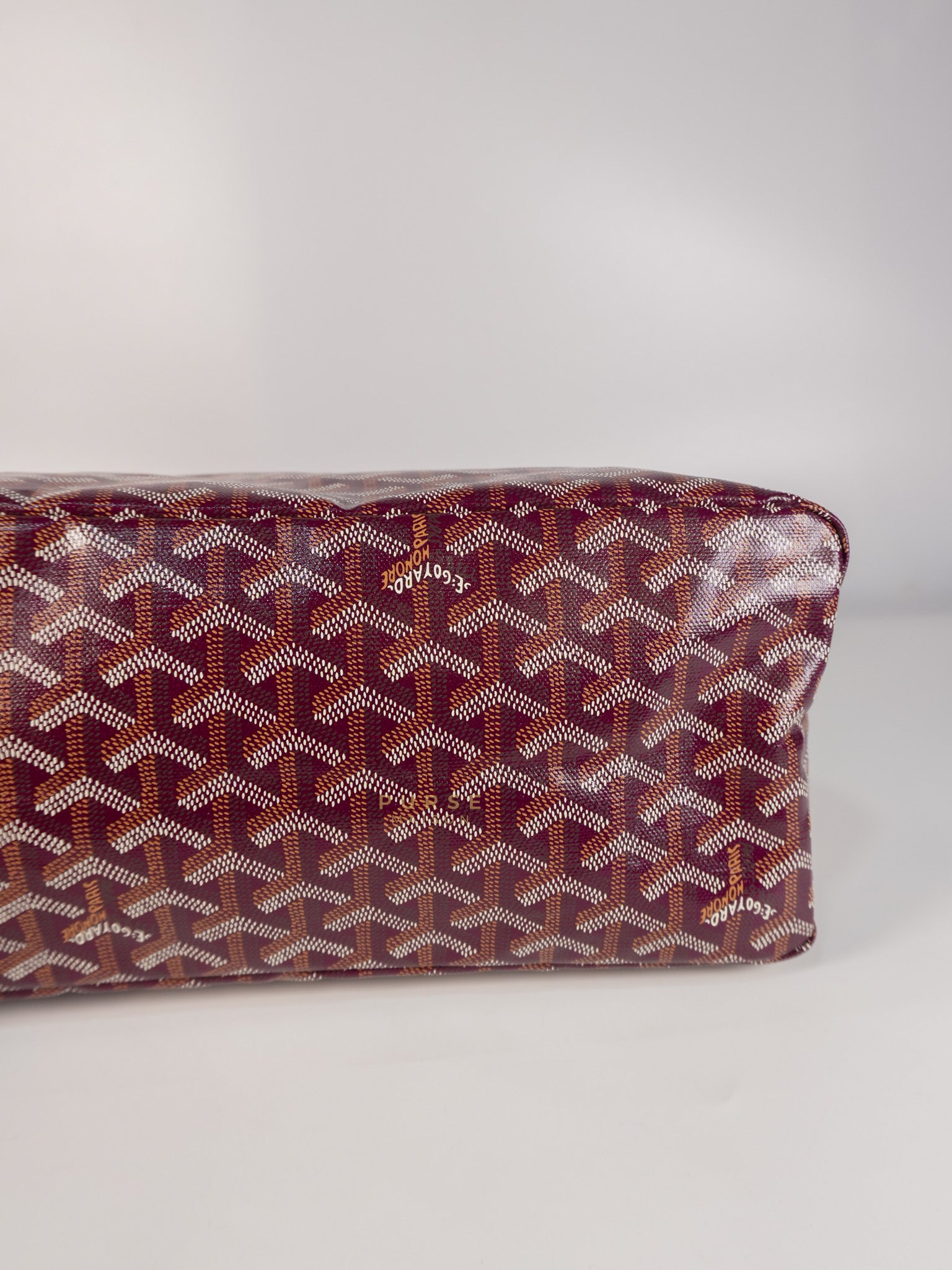 Boheme Hobo Bordeaux in Goyardine Canvas | Purse Maison Luxury Bags Shop