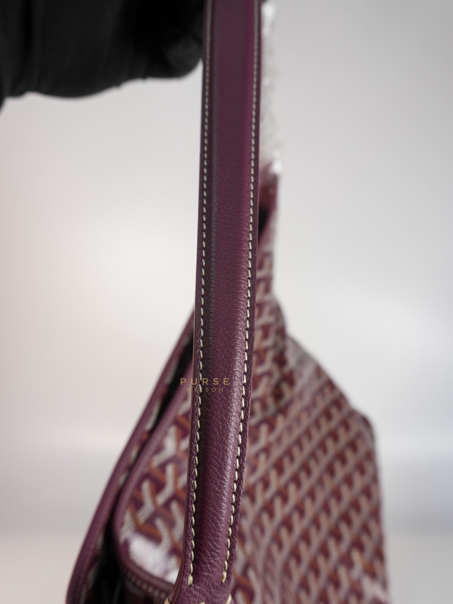 Boheme Hobo Bordeaux in Goyardine Canvas | Purse Maison Luxury Bags Shop
