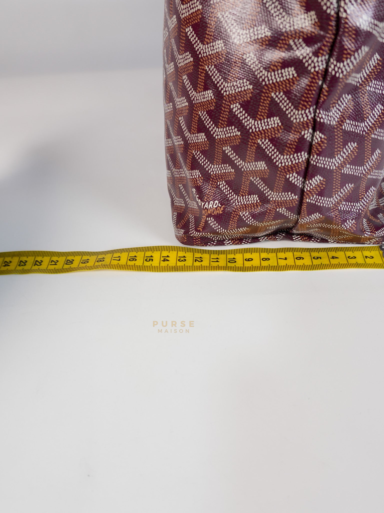 Boheme Hobo Bordeaux in Goyardine Canvas | Purse Maison Luxury Bags Shop
