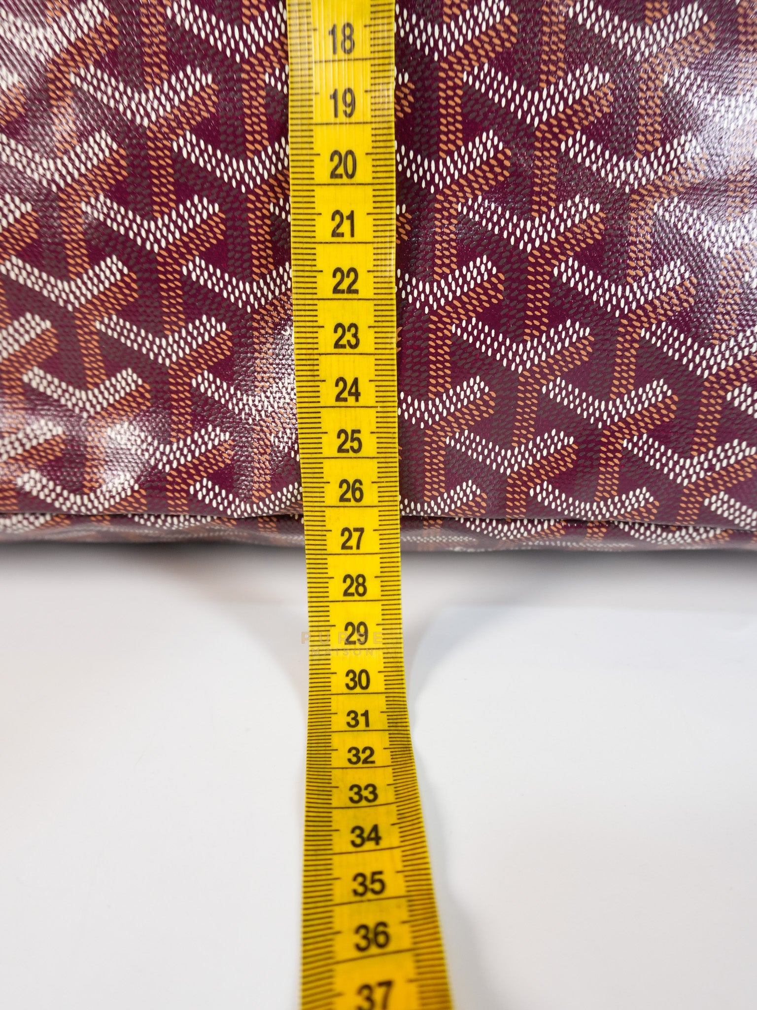 Boheme Hobo Bordeaux in Goyardine Canvas | Purse Maison Luxury Bags Shop