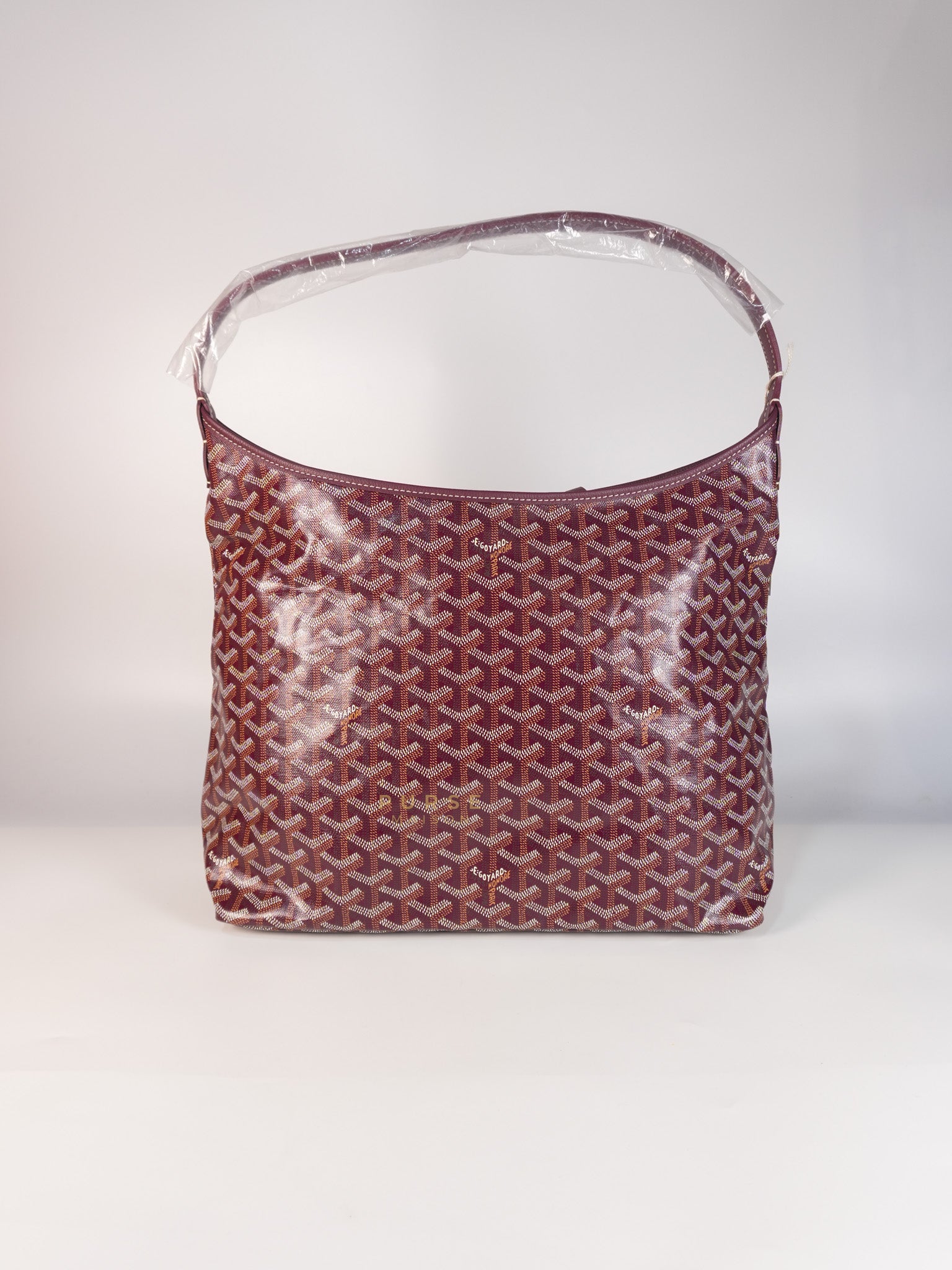 Boheme Hobo Bordeaux in Goyardine Canvas | Purse Maison Luxury Bags Shop