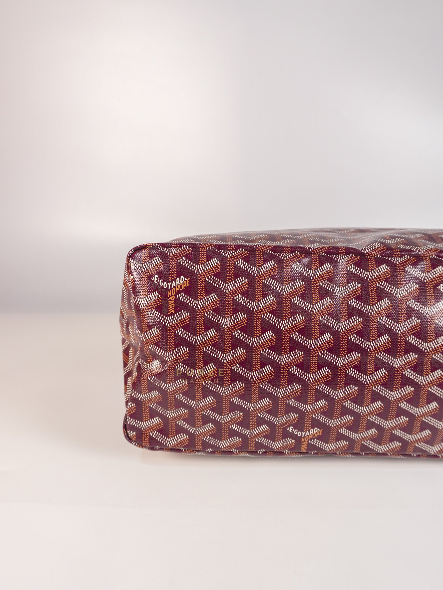 Boheme Hobo Bordeaux in Goyardine Canvas | Purse Maison Luxury Bags Shop