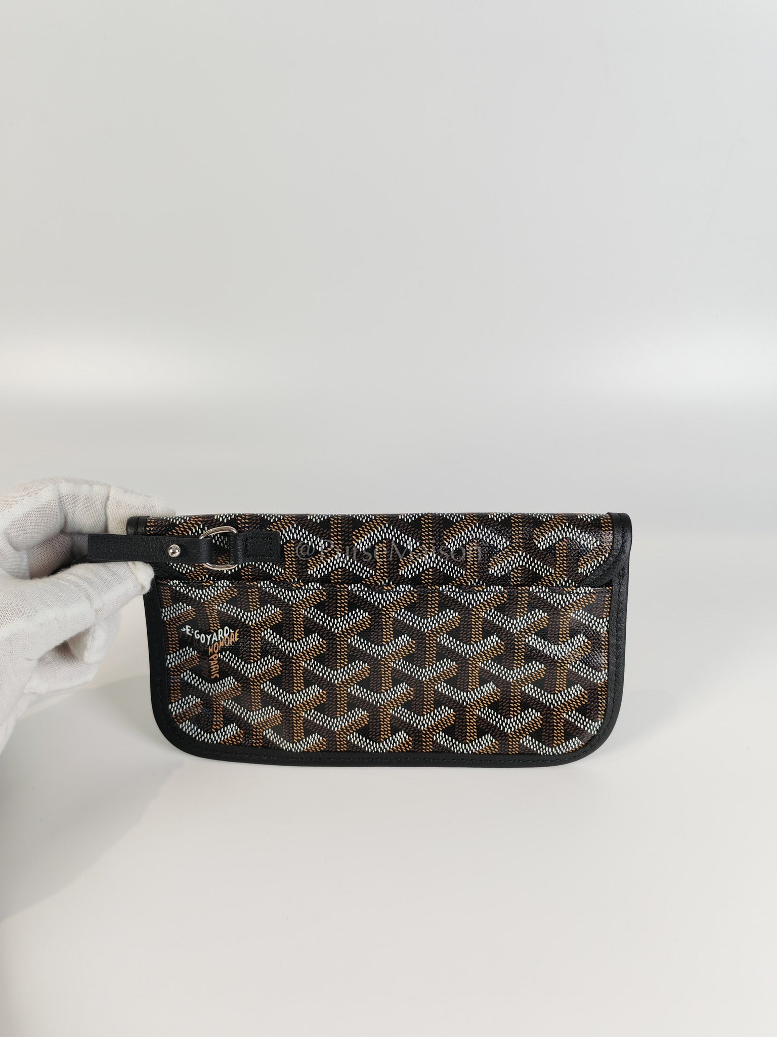 Boheme in Black Goyardine Canvas Hobo Bag | Purse Maison Luxury Bags Shop