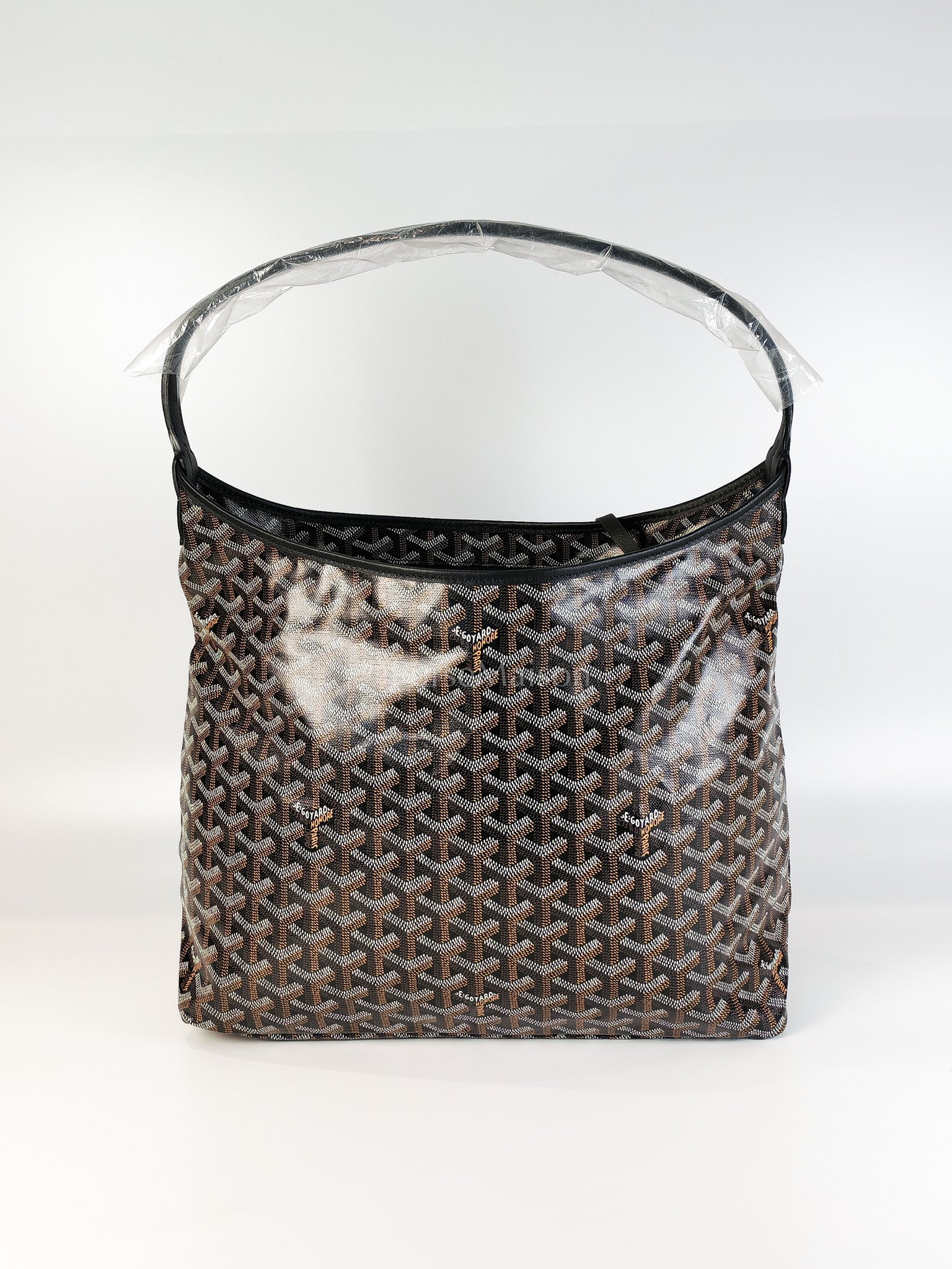 Boheme in Black Goyardine Canvas Hobo Bag | Purse Maison Luxury Bags Shop