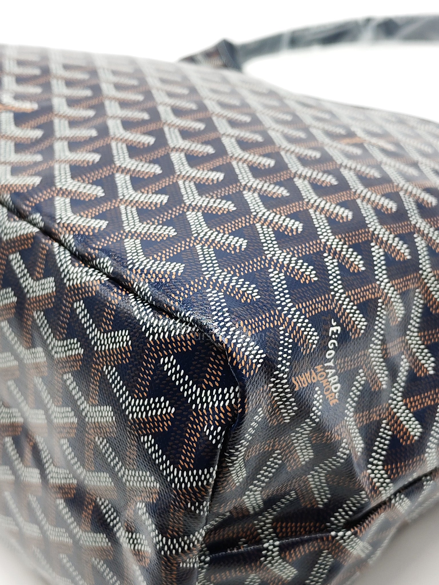 Boheme in Navy Blue Goyardine Canvas | Purse Maison Luxury Bags Shop