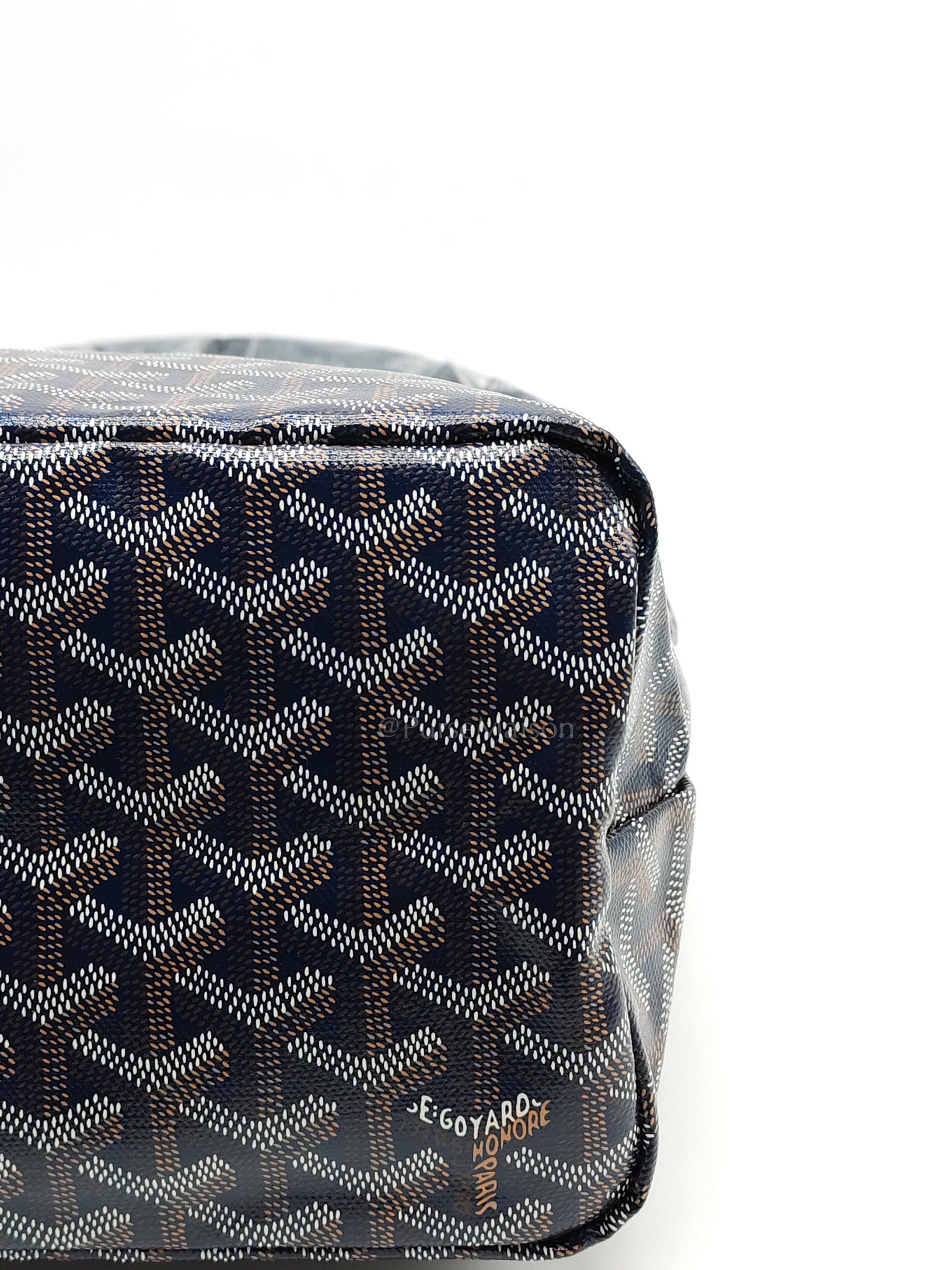Boheme in Navy Blue Goyardine Canvas | Purse Maison Luxury Bags Shop