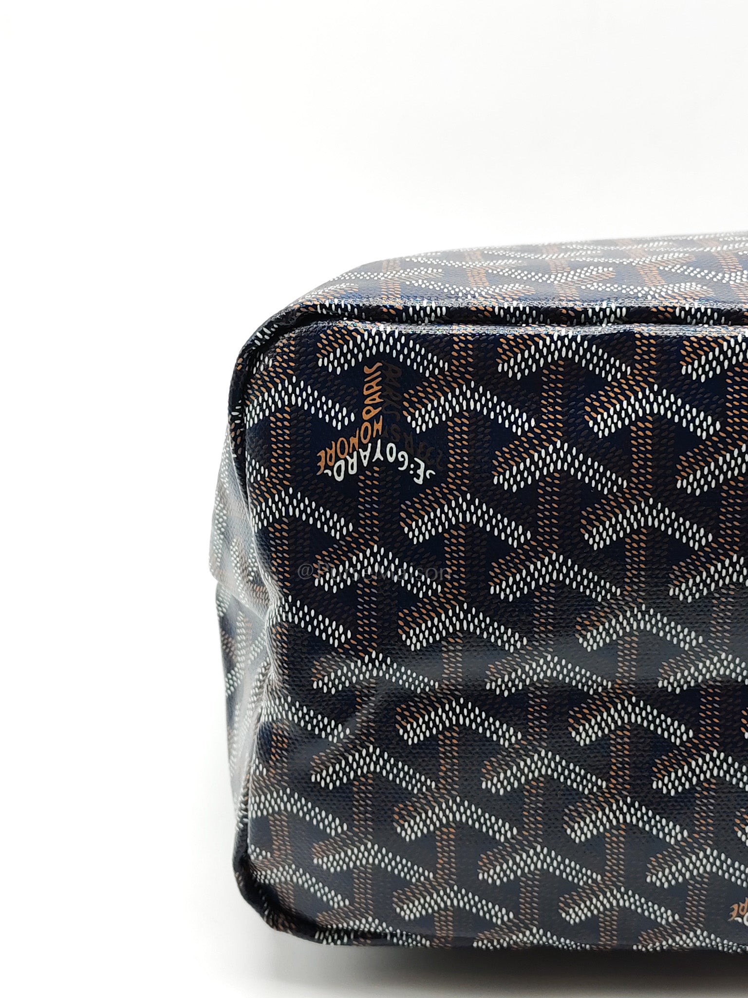 Boheme in Navy Blue Goyardine Canvas | Purse Maison Luxury Bags Shop
