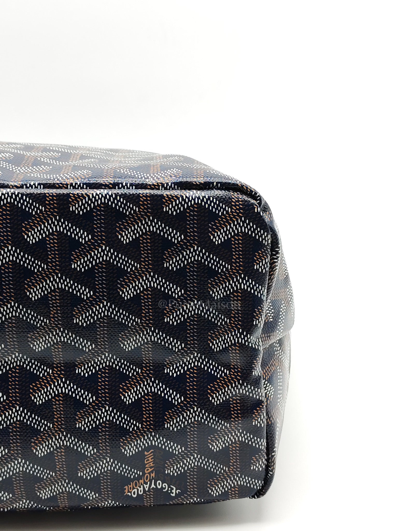Boheme in Navy Blue Goyardine Canvas | Purse Maison Luxury Bags Shop