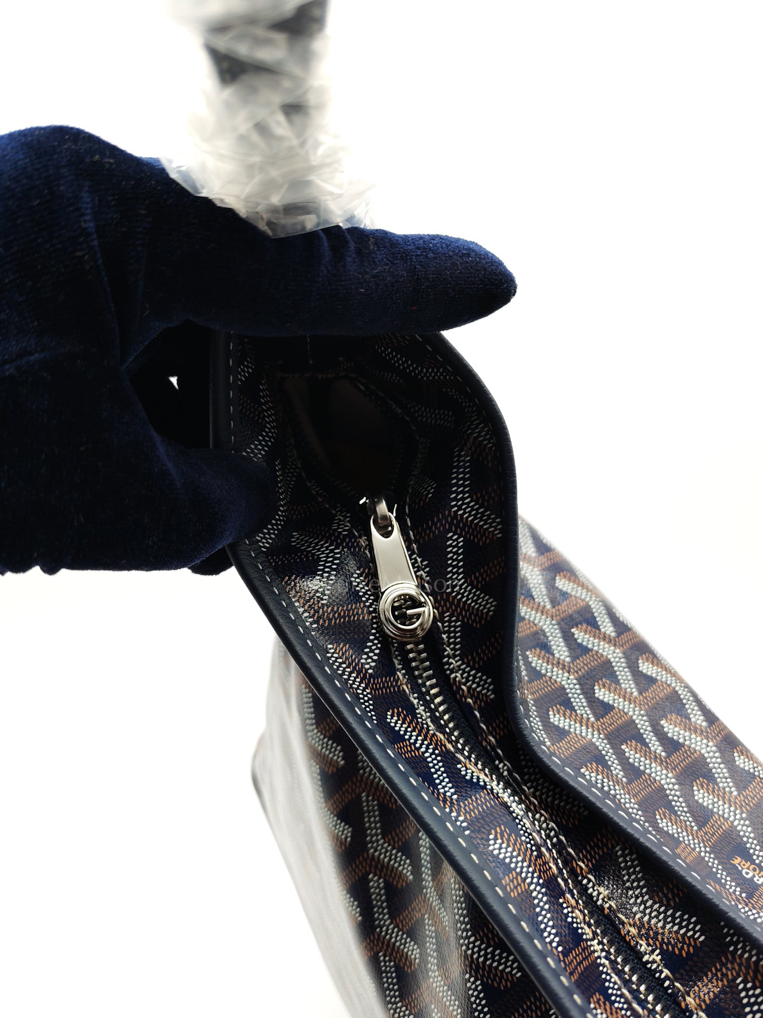 Boheme in Navy Blue Goyardine Canvas | Purse Maison Luxury Bags Shop