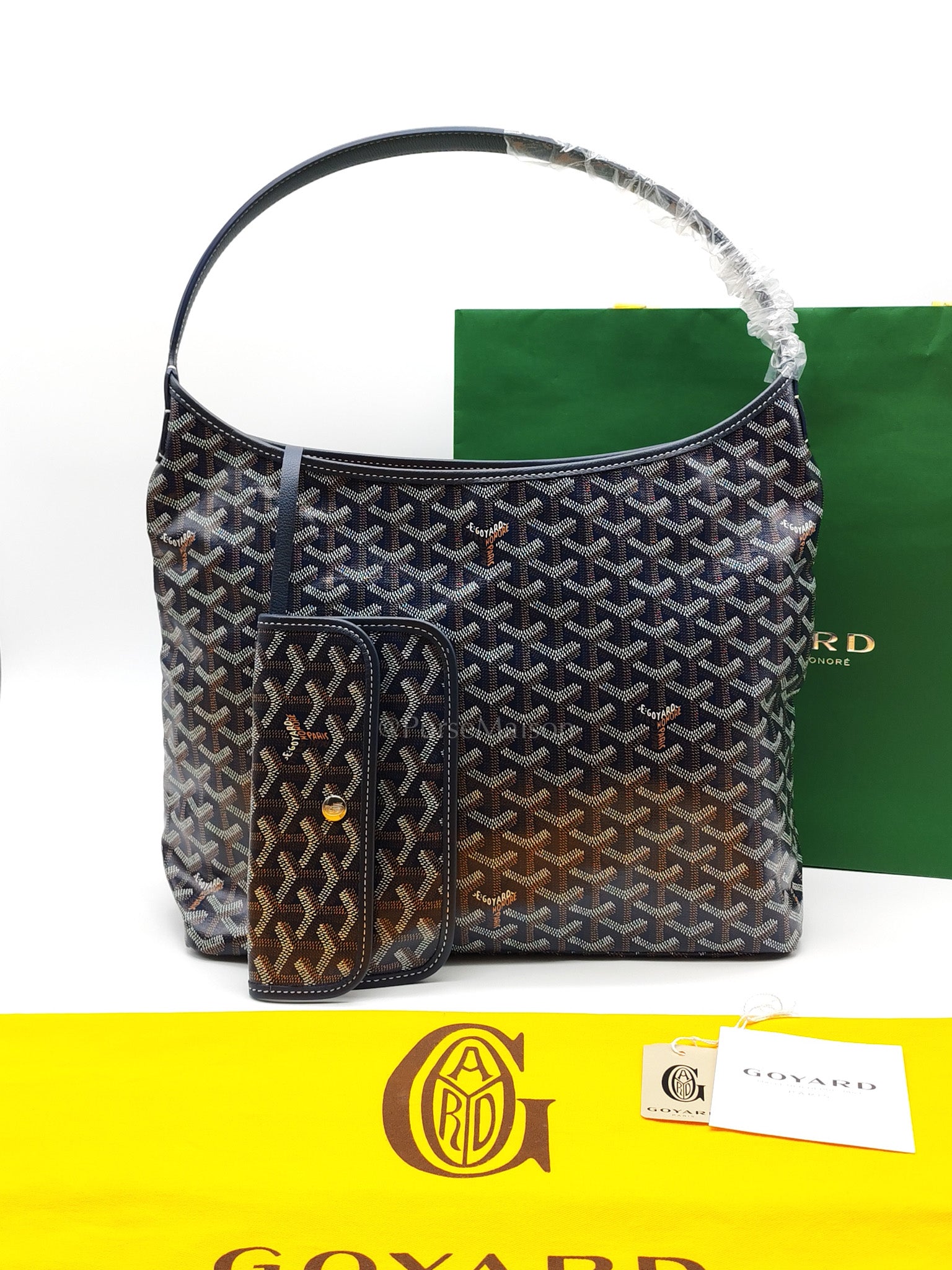 Boheme in Navy Blue Goyardine Canvas | Purse Maison Luxury Bags Shop